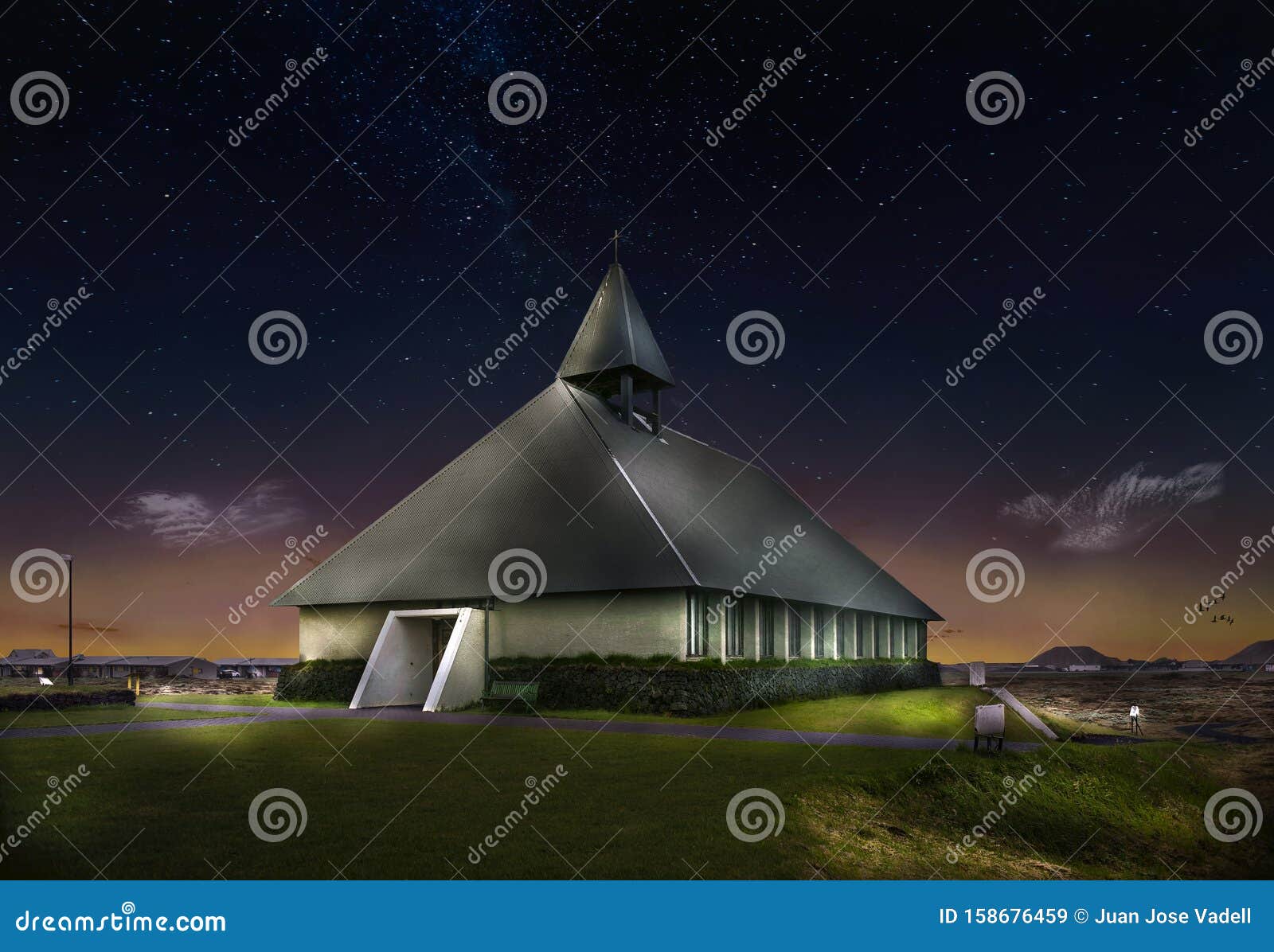 iglesia de ÃÅ¾orlÃÂ¡kskirkja en islandia - Ãâlfus municipality - suÃÂ°urland