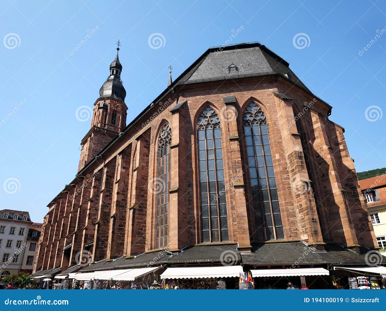 Iglesia Del Santo Espíritu Heiliggeistkirche En Heidelberg Alemania Imagen  de archivo - Imagen de europeo, europa: 194100019