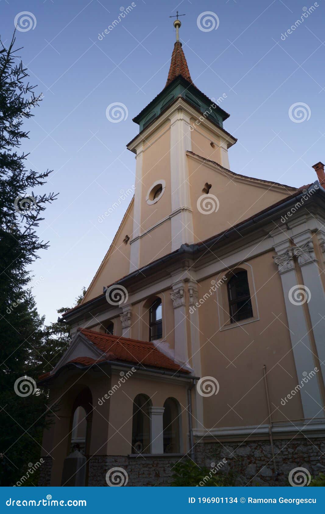 Iglesia Evangélica Luterana Húngara, Brasov, Rumania; Construcción De 1783  Foto de archivo - Imagen de santo, turismo: 196901134