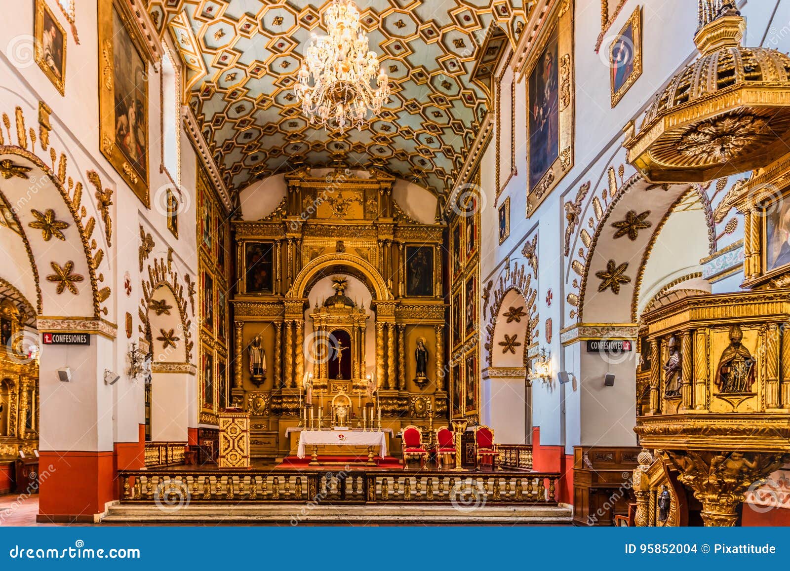 Iglesia San Agustin La Candelaria Bogota Colombia Stock Photo - Image of  architecture, historic: 95852004