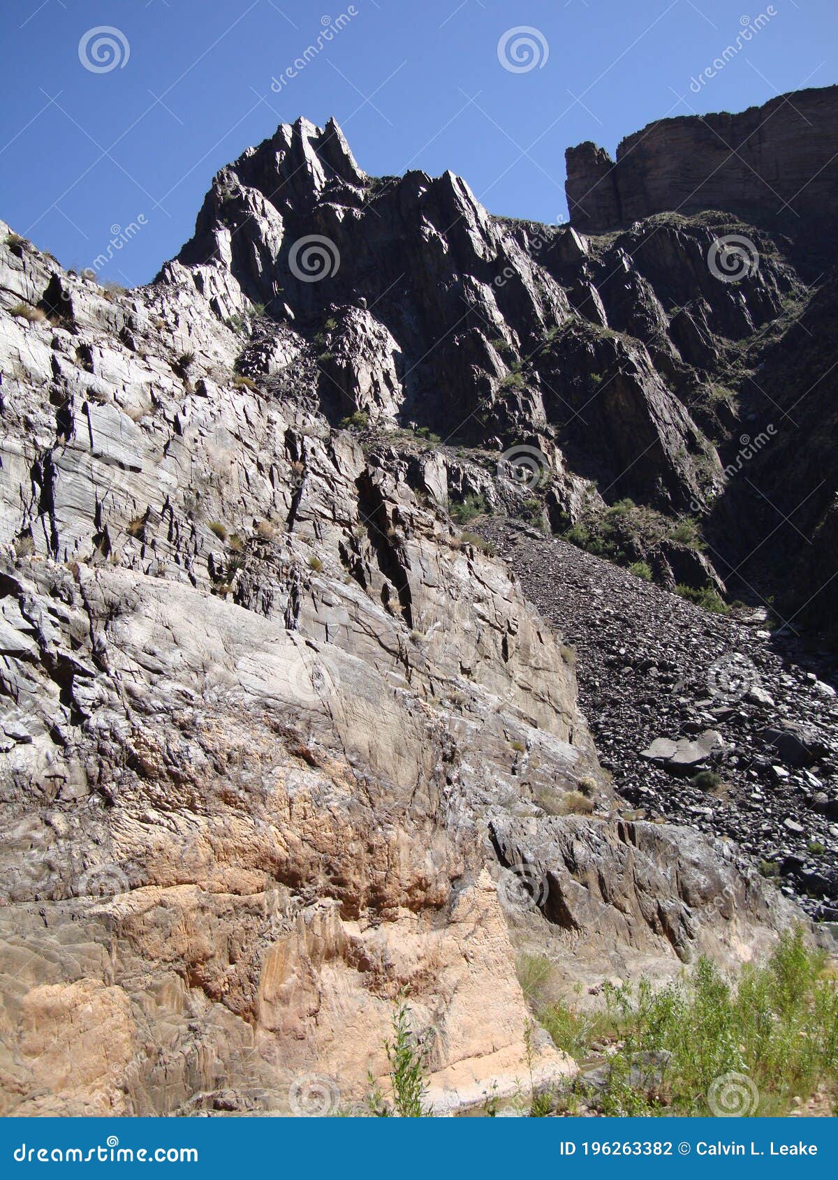 igneous rock in a canyon