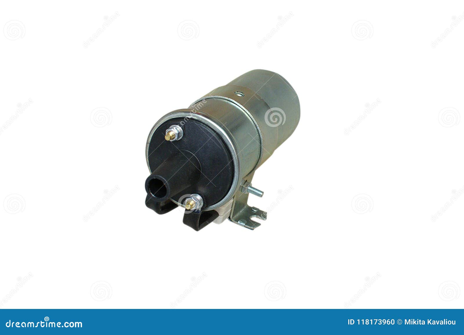 Igniter Coil Of A Vintage Military Vehicle RoyaltyFree Stock Image