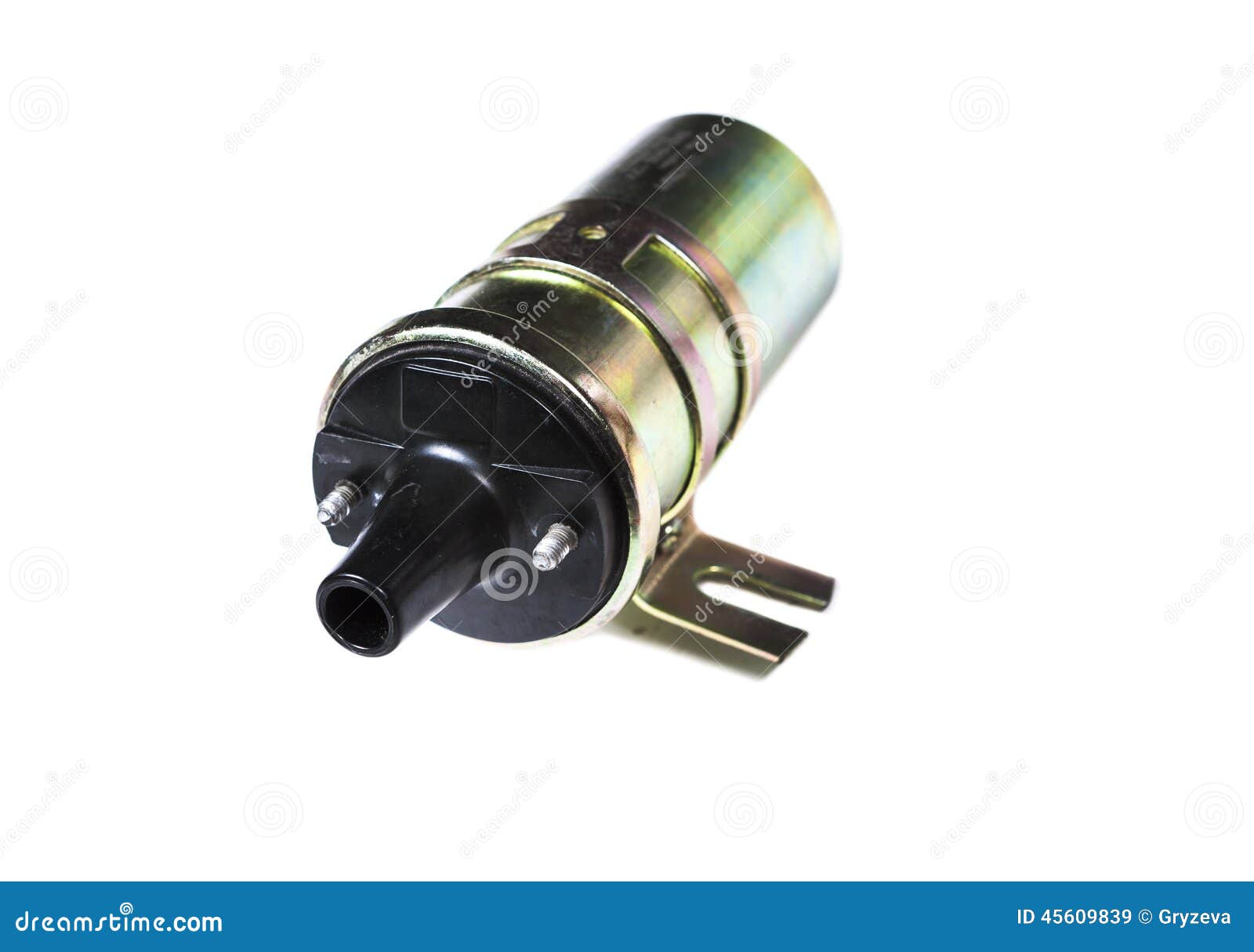 Igniter Coil Of A Vintage Military Vehicle RoyaltyFree Stock Image