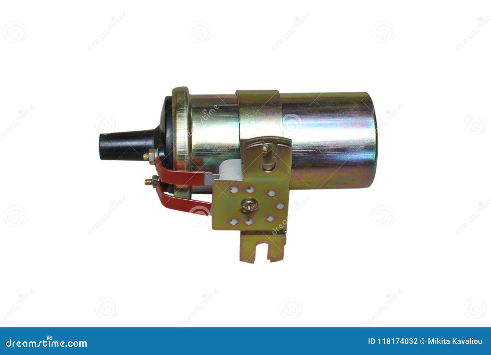 Igniter Coil Of A Vintage Military Vehicle RoyaltyFree Stock Image