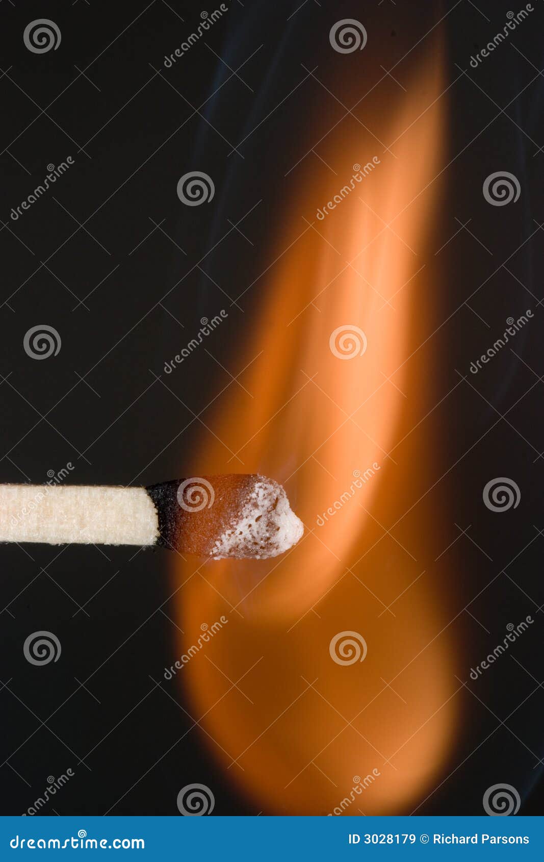 Igniting Match stock image. Image of caution, stick, cook 3028179