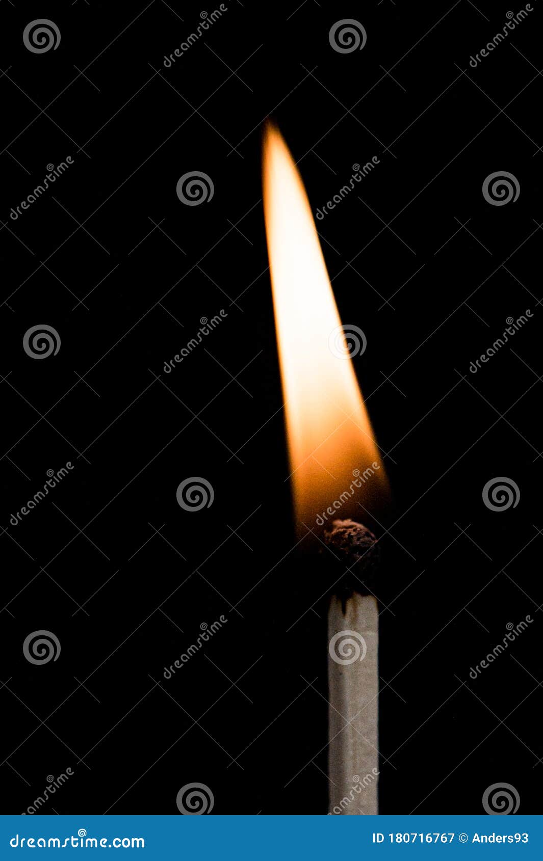Ignition and Burning Match Stick Stock Image Image of flame, burnt