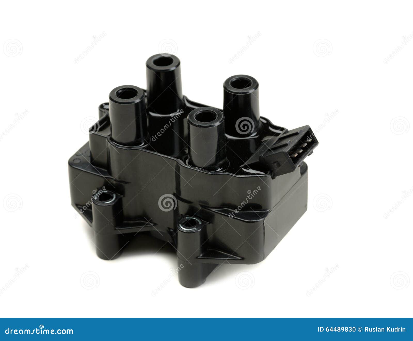 Ignition coil stock photo. Image of isolated, distributor 64489830