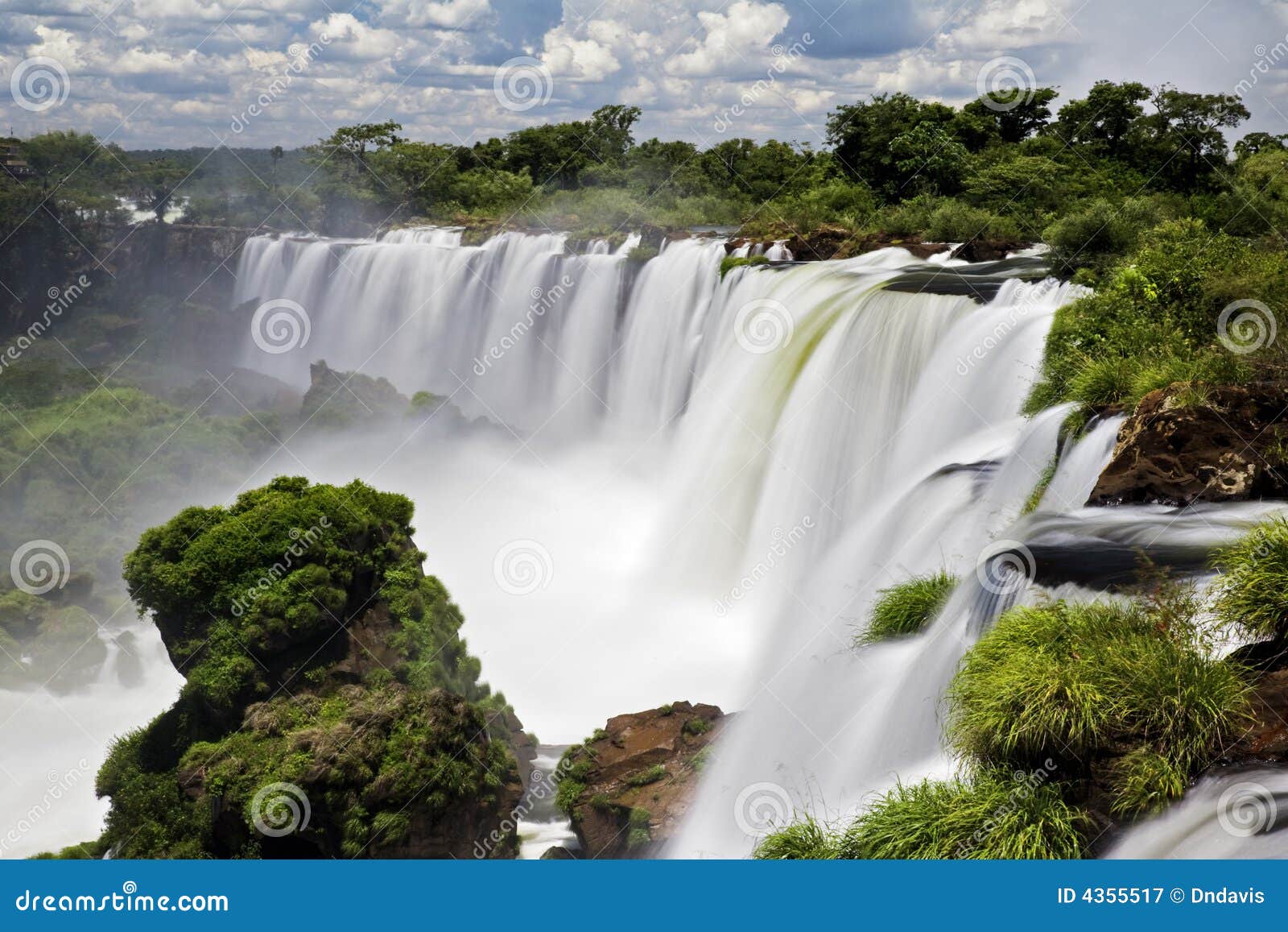 iguassu falls is the largest series of waterfalls on the planet
