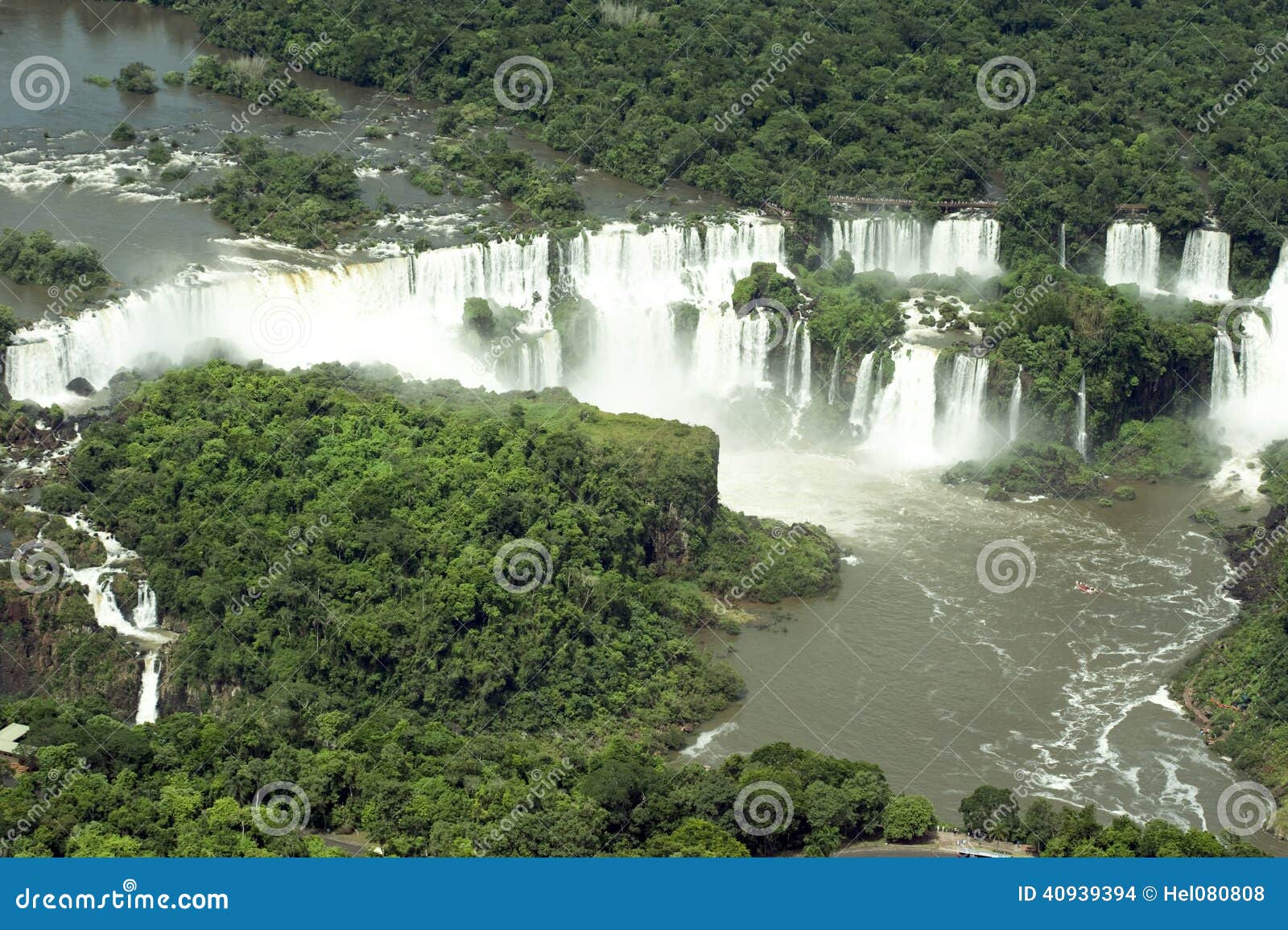 iguazu falls, waterfall and rainforest