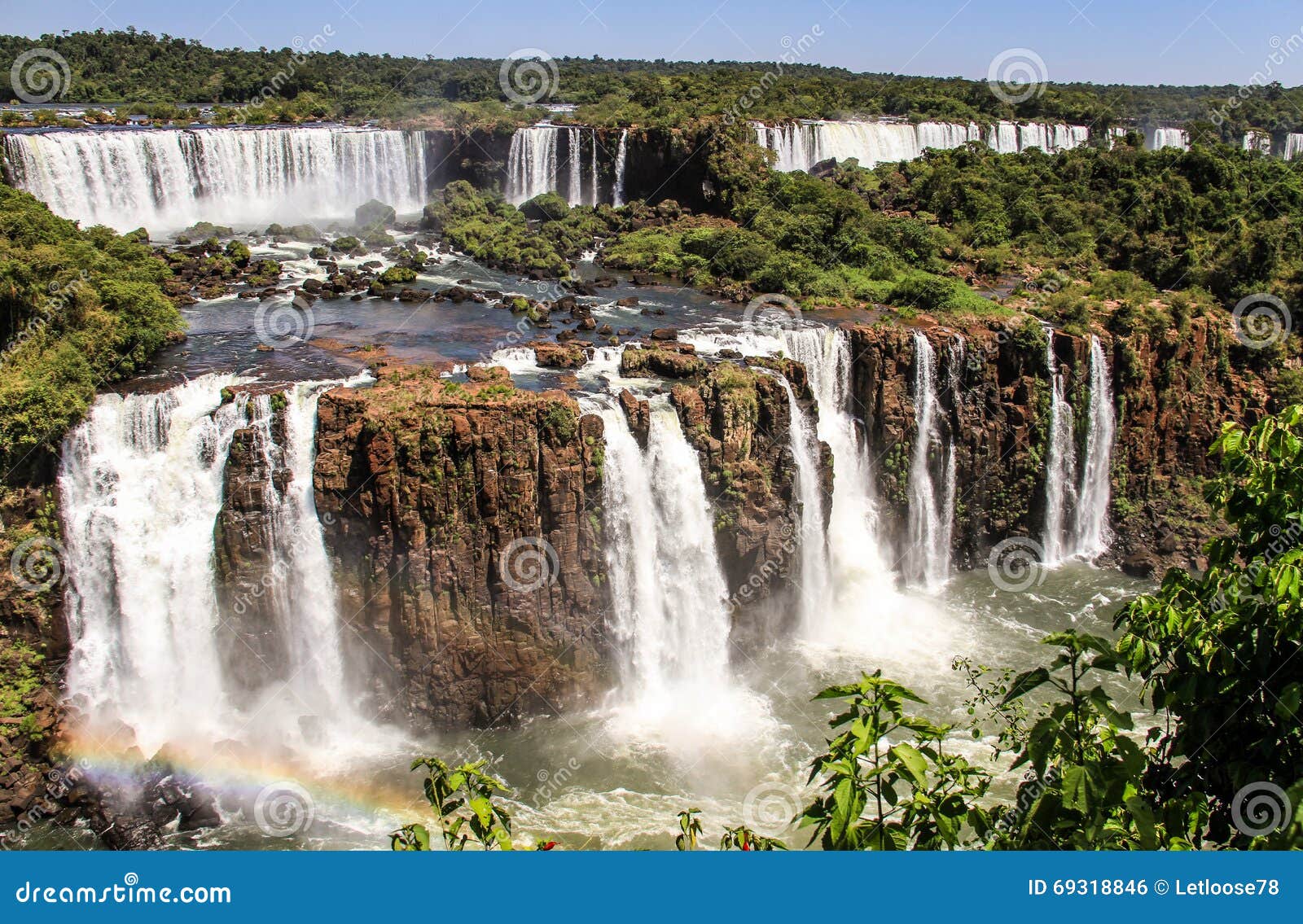 iguazu falls, brazilian side, parana, brazil