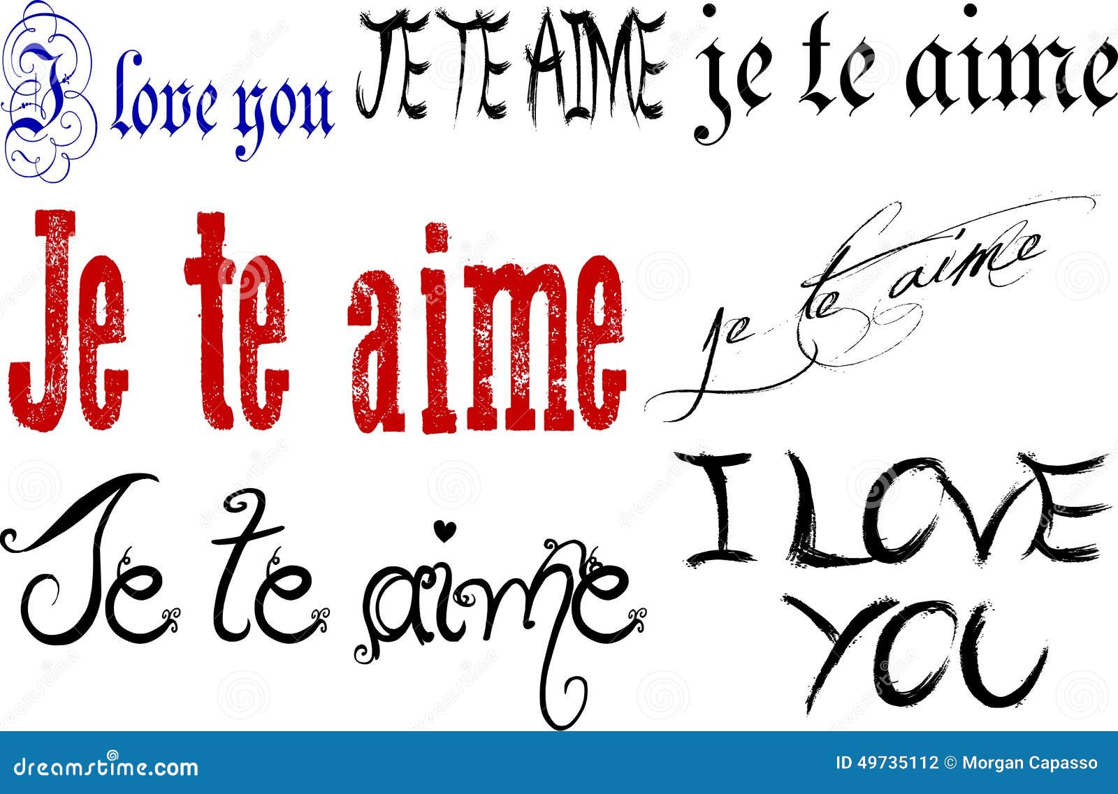 Как будет по французски я тебя люблю