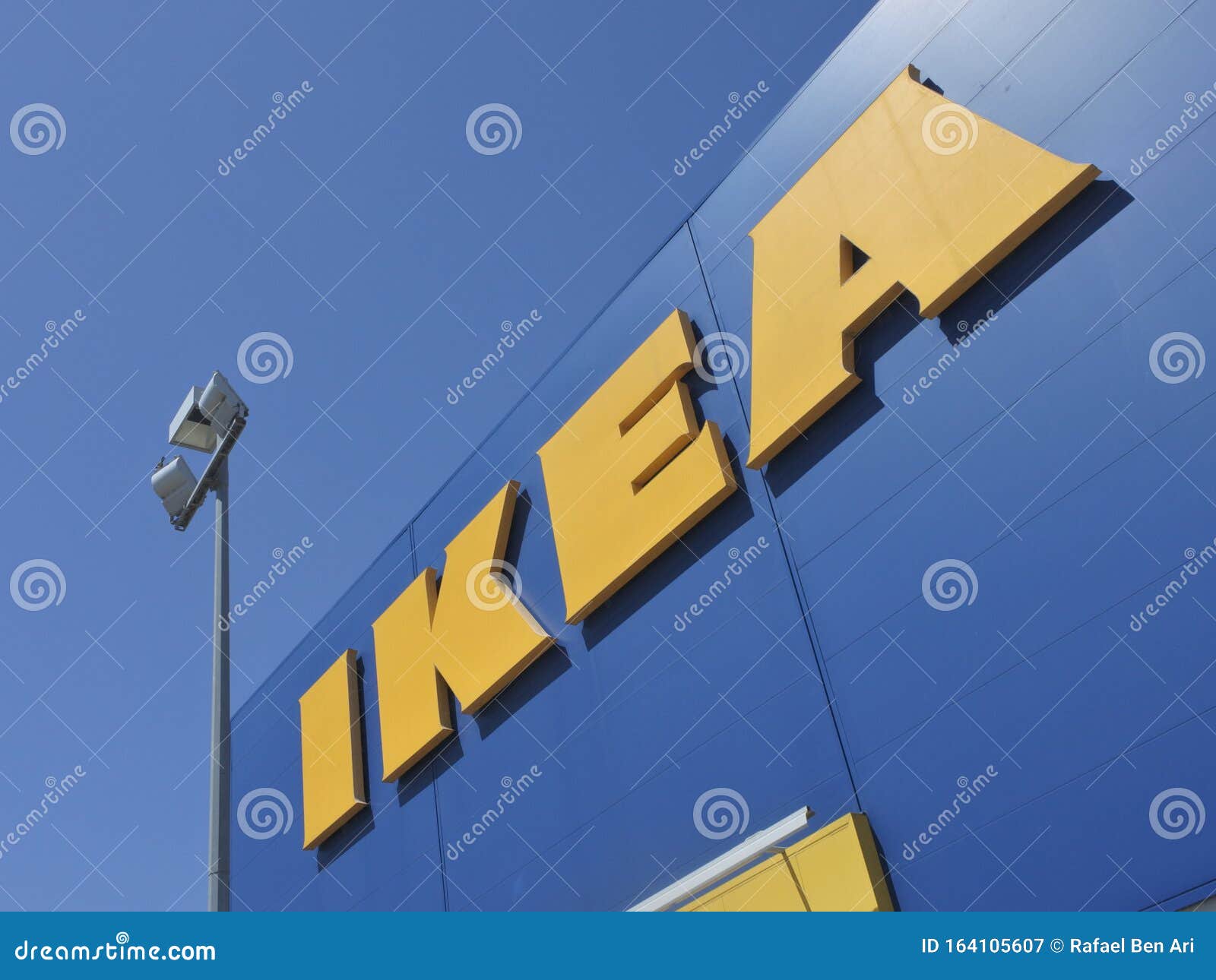 Ikea Furniture Retail Company Logo On Store Building Editorial