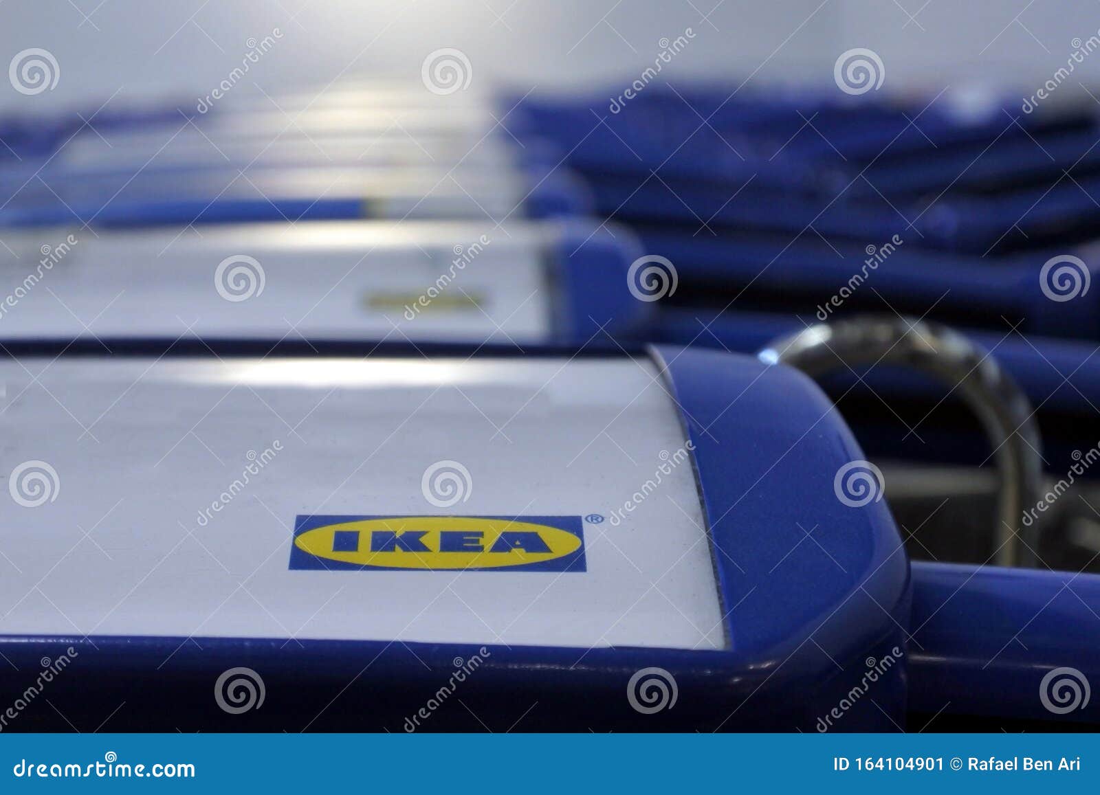 Ikea Furniture Retail Company Store Trolleys Editorial Photo