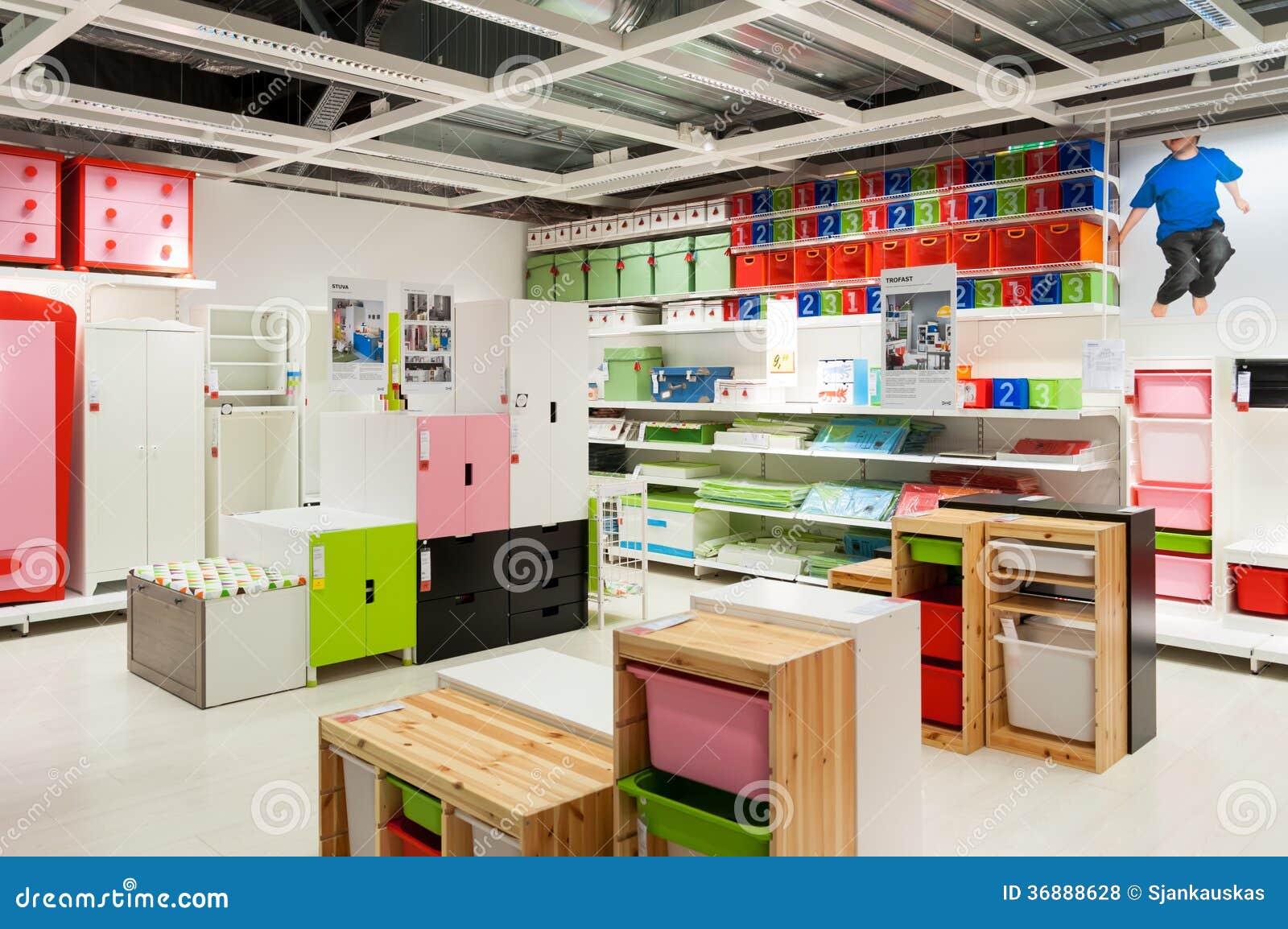 Ikea Furniture Store Kids Zone Editorial Stock Photo Image Of