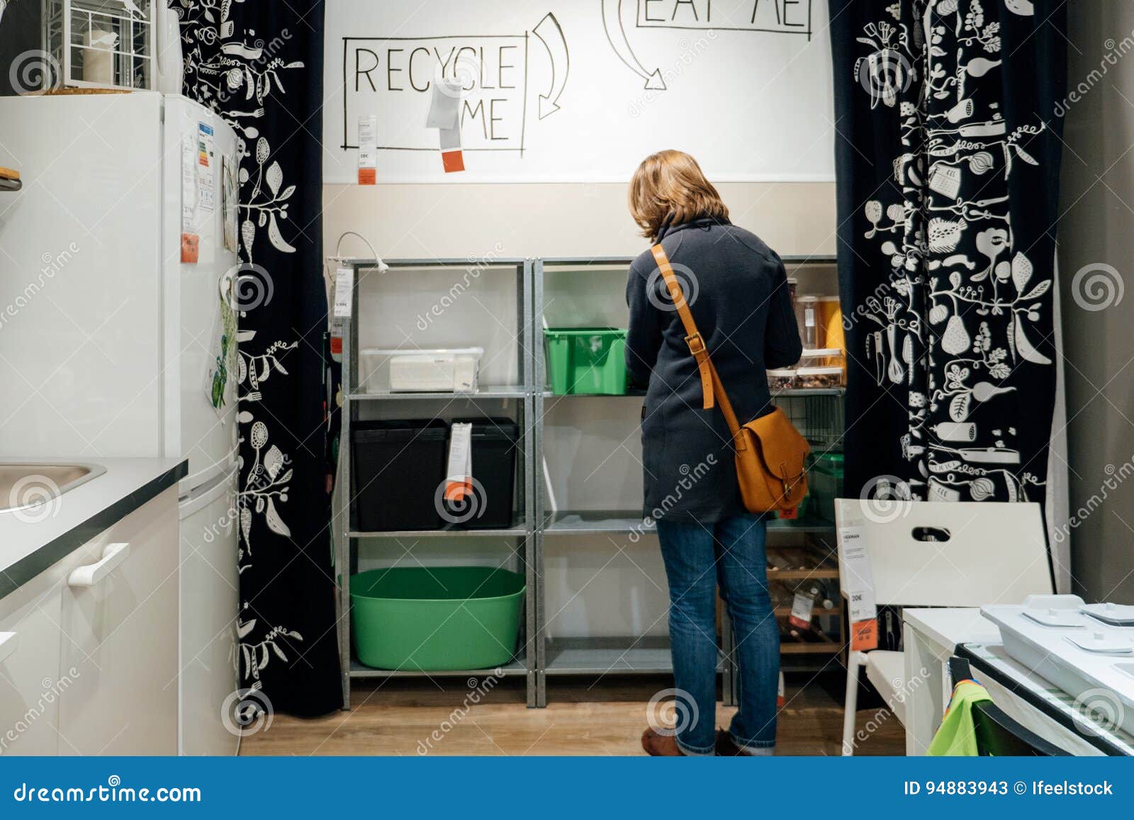 Ikea Furniture Store Woman Shopping Editorial Stock Photo Image