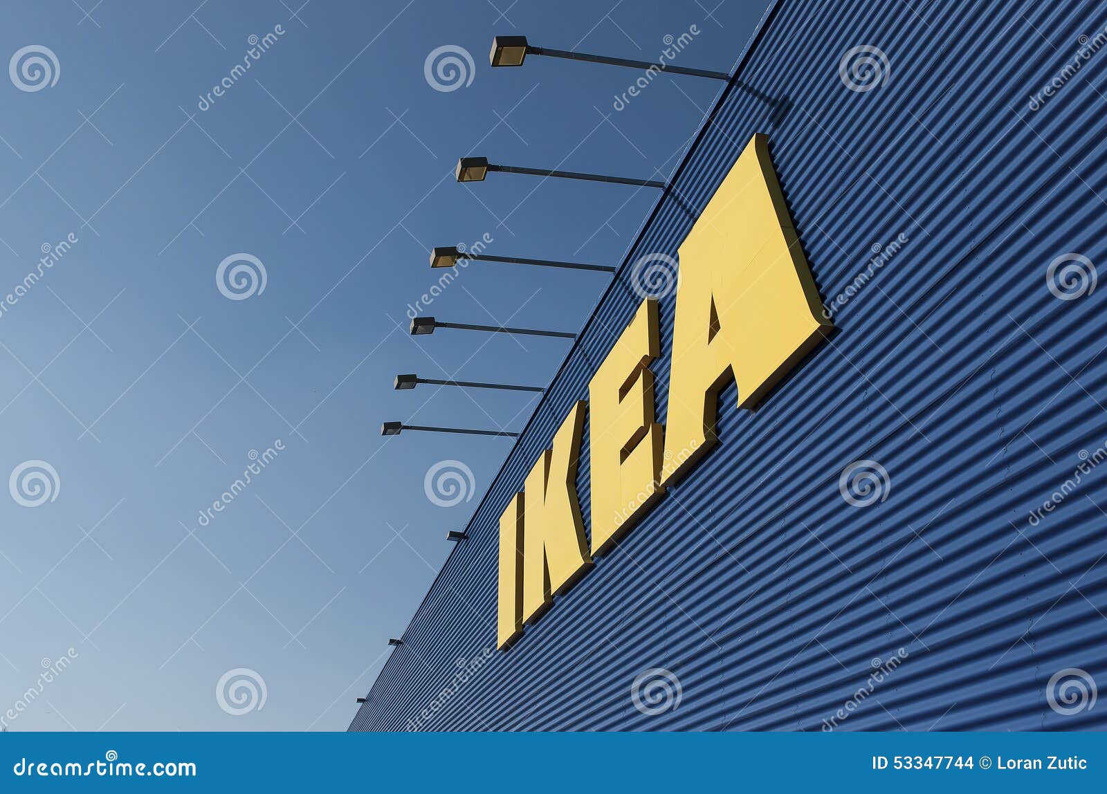 Ikea Sign On Ikea Market Editorial Stock Image Image Of Furniture