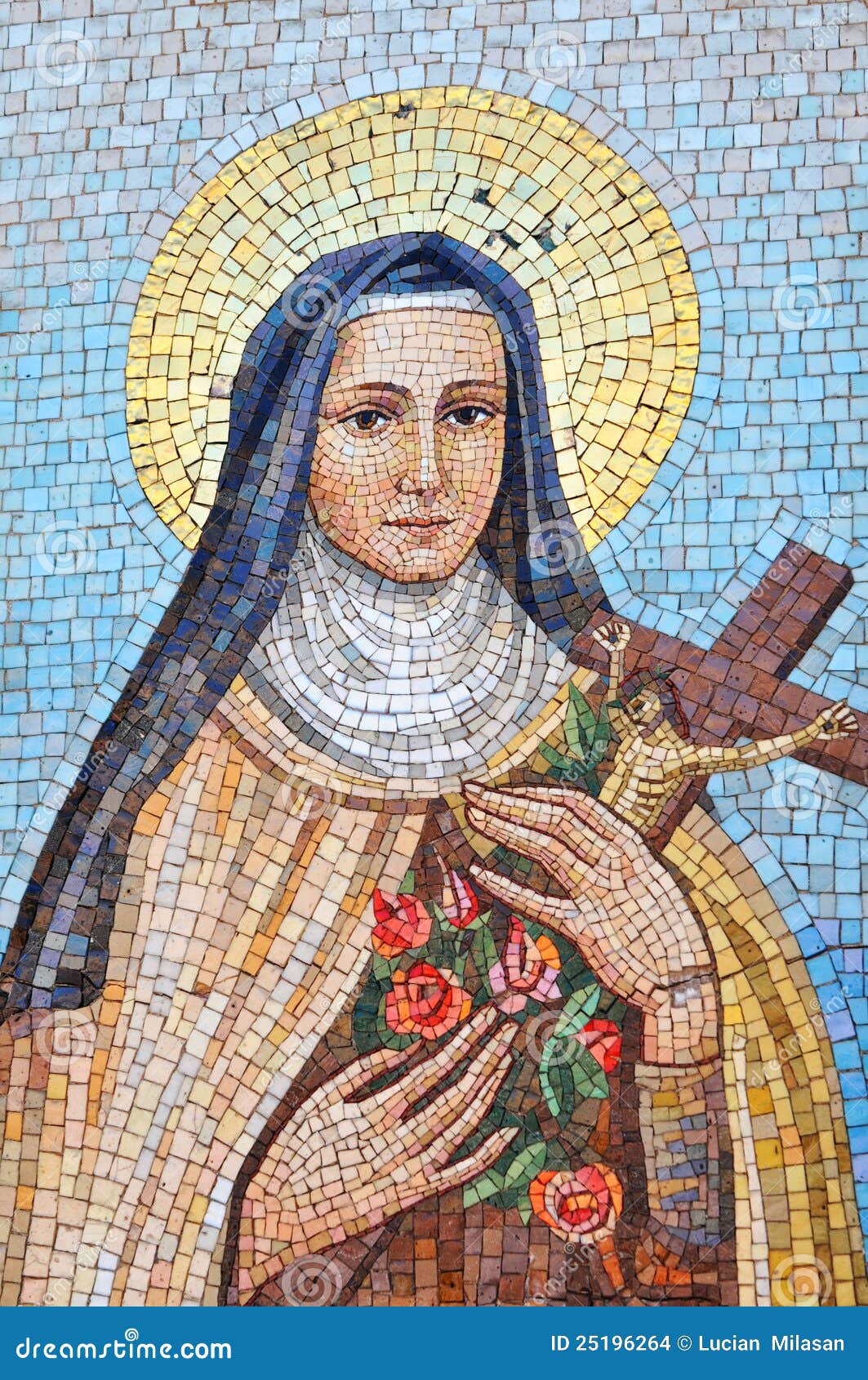 Ikona religijna zdjęcie stock. Obraz złożonej z barwiony 25196264