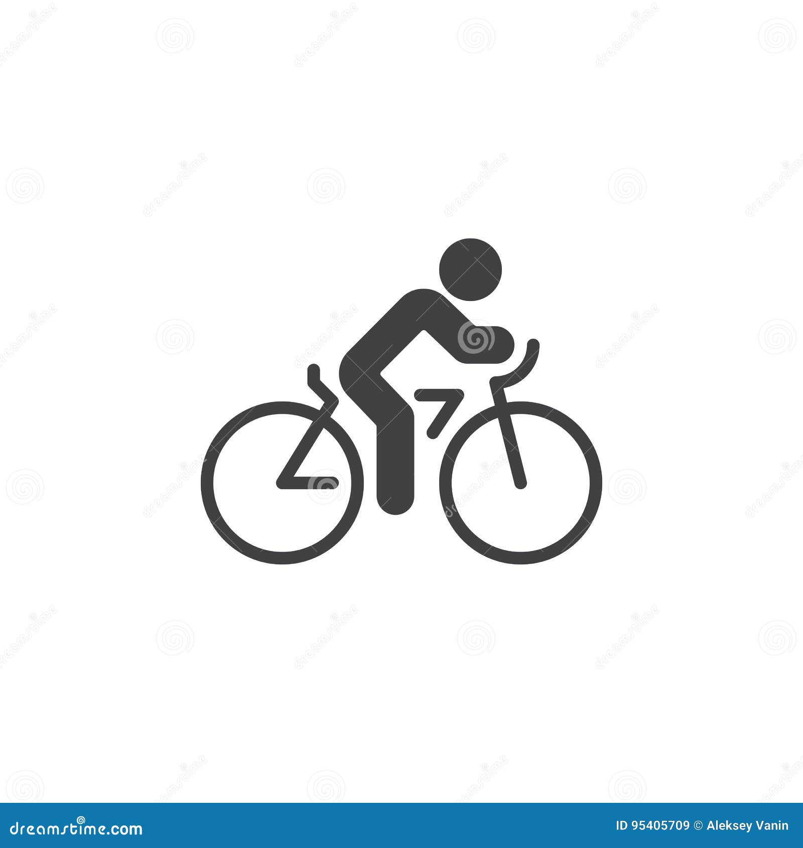 Ikonenvektor Radfahrend Fahren Sie Festes Flaches Zeichen Das Piktogramm Rad Das Auf Weiss Lokalisiert Wird Vektor Abbildung Illustration Von Abbildung Getrennt