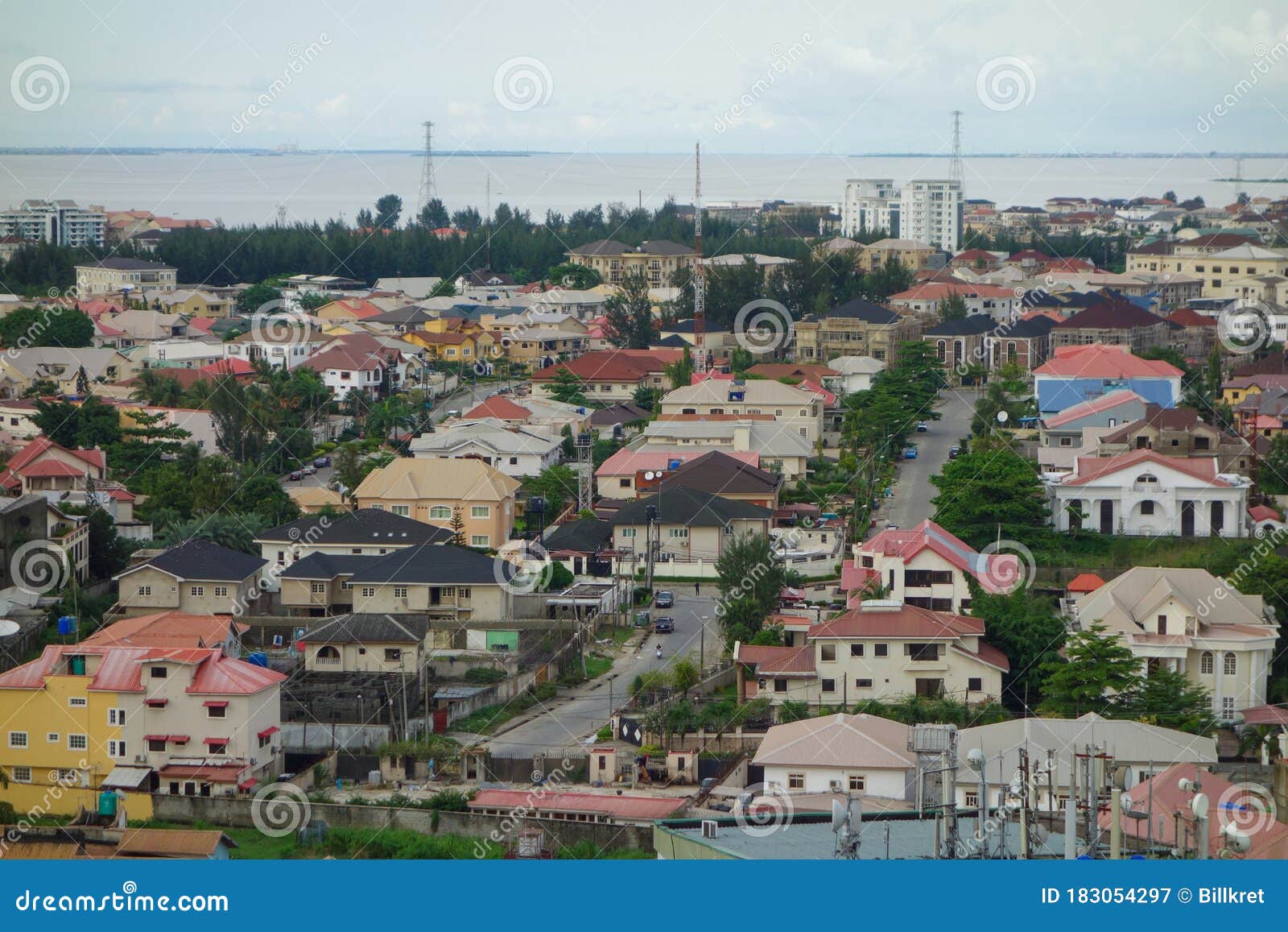 Ikoyi Lagos Nigeria Stock Image Image Of Commercial 183054297