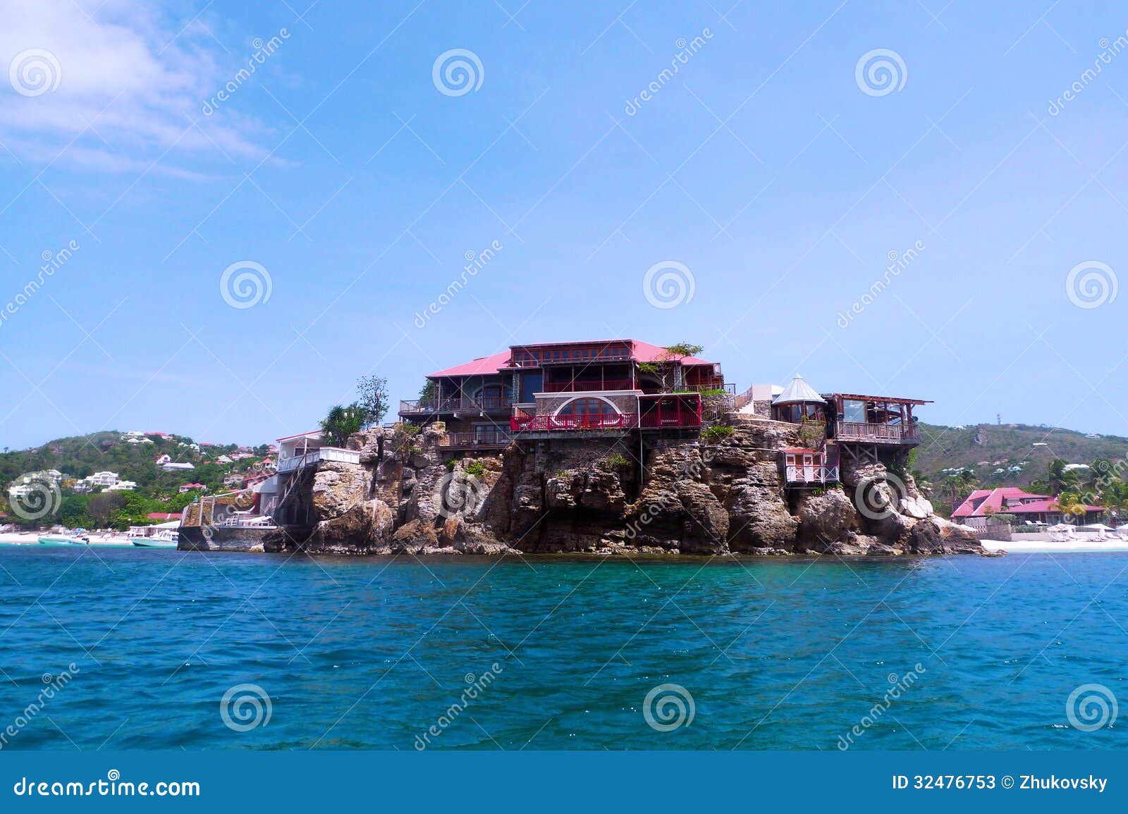 Il Bello Hotel Di Eden Rock a St Barts, Antille Francesi Fotografia ...