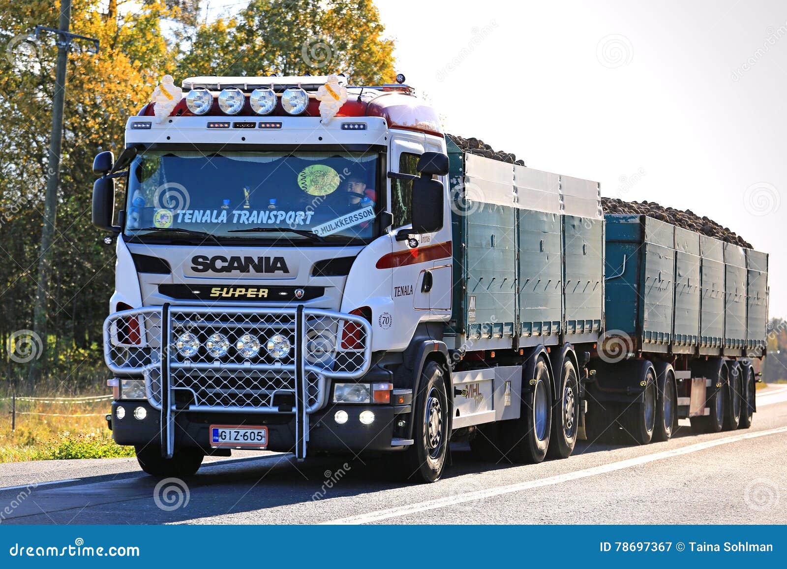 Il Camion Su Misura Del Trasporto Di Scania Trasporta La Barbabietola Da  Zucchero Fotografia Editoriale - Immagine di finlandia, consegna: 78697367
