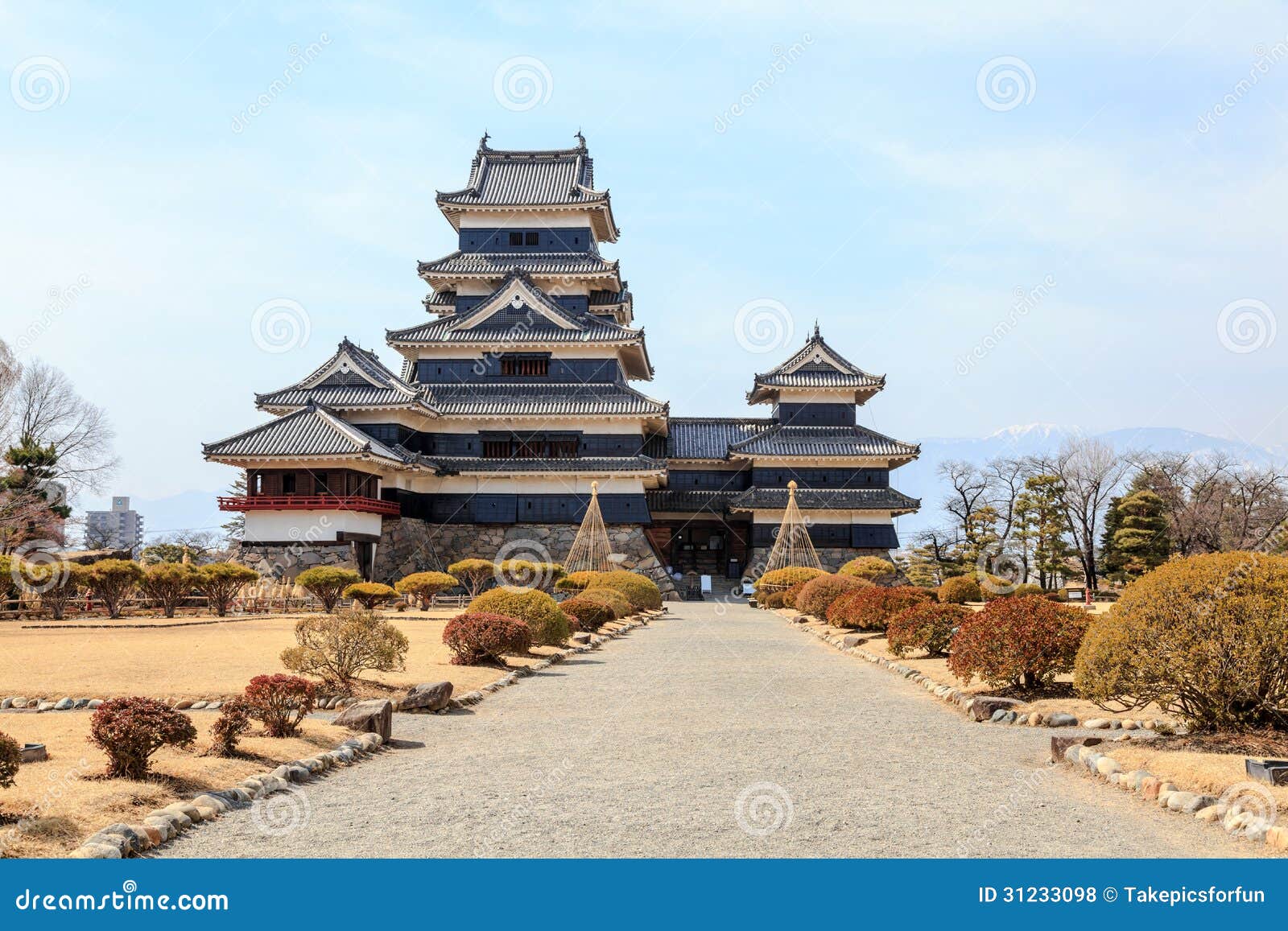 Il Castello Nero Di Matsumoto Fotografia Stock Immagine Di Citt Vecchio 31233098