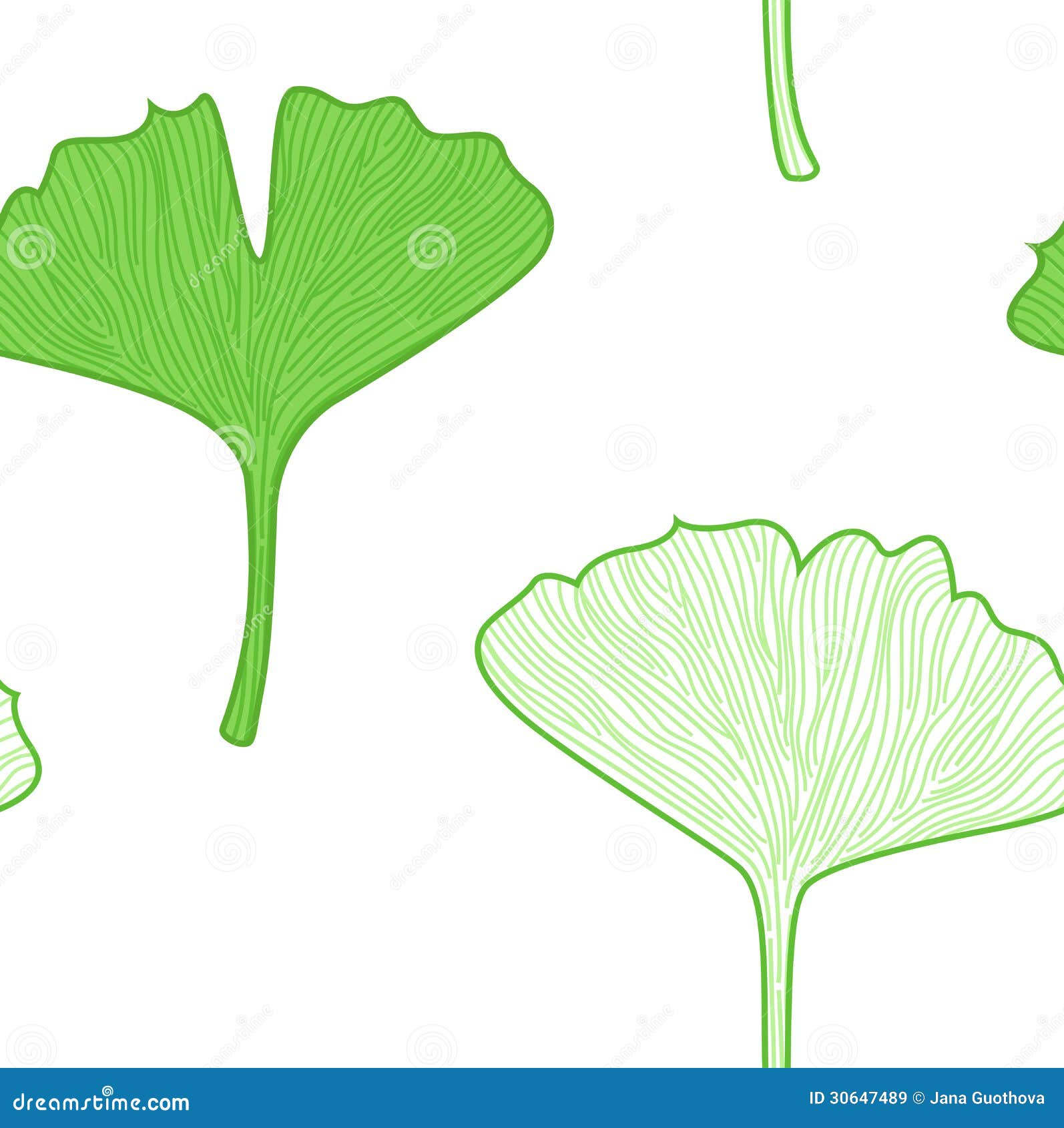 Il Gingko Lascia Il Modello Senza Cuciture - Wallpape Interno