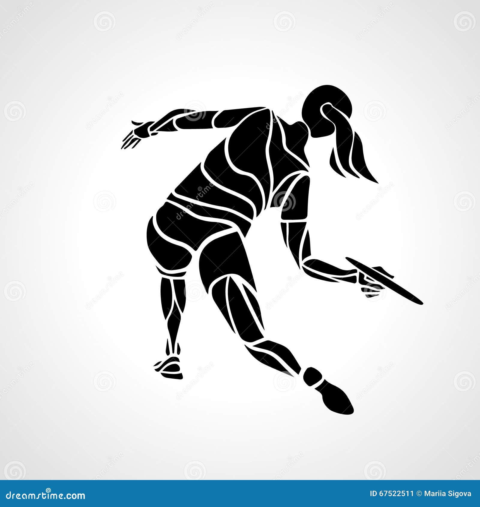 E Xs Ultimate Frisbee Wallpaper Il Giocatore Femminile Sta Gettando Il Disco Di Volo Illustrazione
