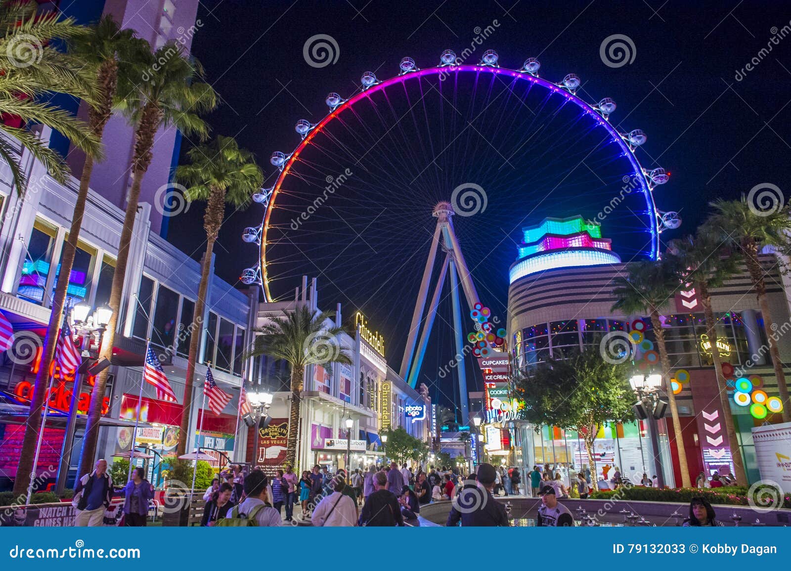 Il Linq Las Vegas fotografia stock editoriale. Immagine di pranzare ...