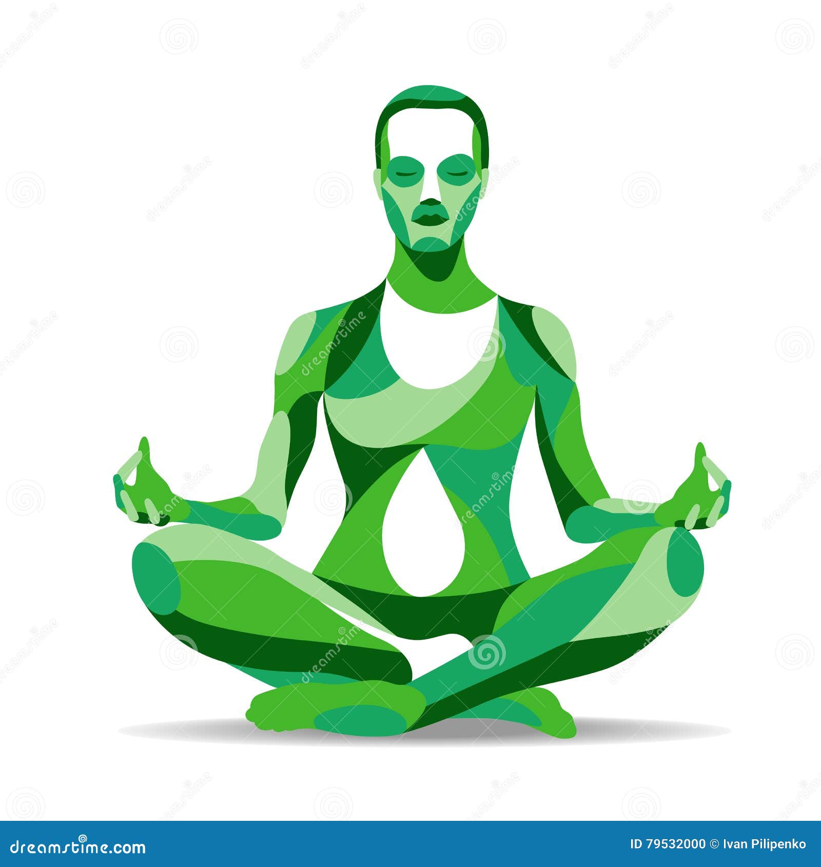 Il Movimento Stilizzato D Avanguardia Dell Illustrazione Yoga Posa Meditazione Di Pratica Della Giovane Donna La Linea Siluett Illustrazione Vettoriale Illustrazione Di People Misura