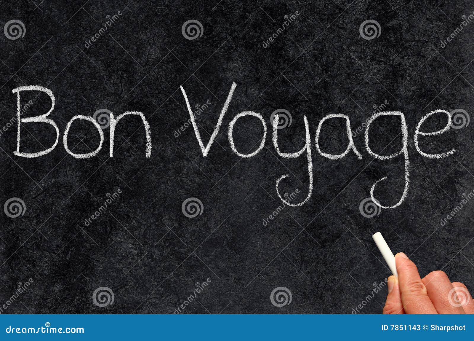 Il Viaggio Di Bon, Ha Un Buon Viaggio. Immagine Stock Immagine di