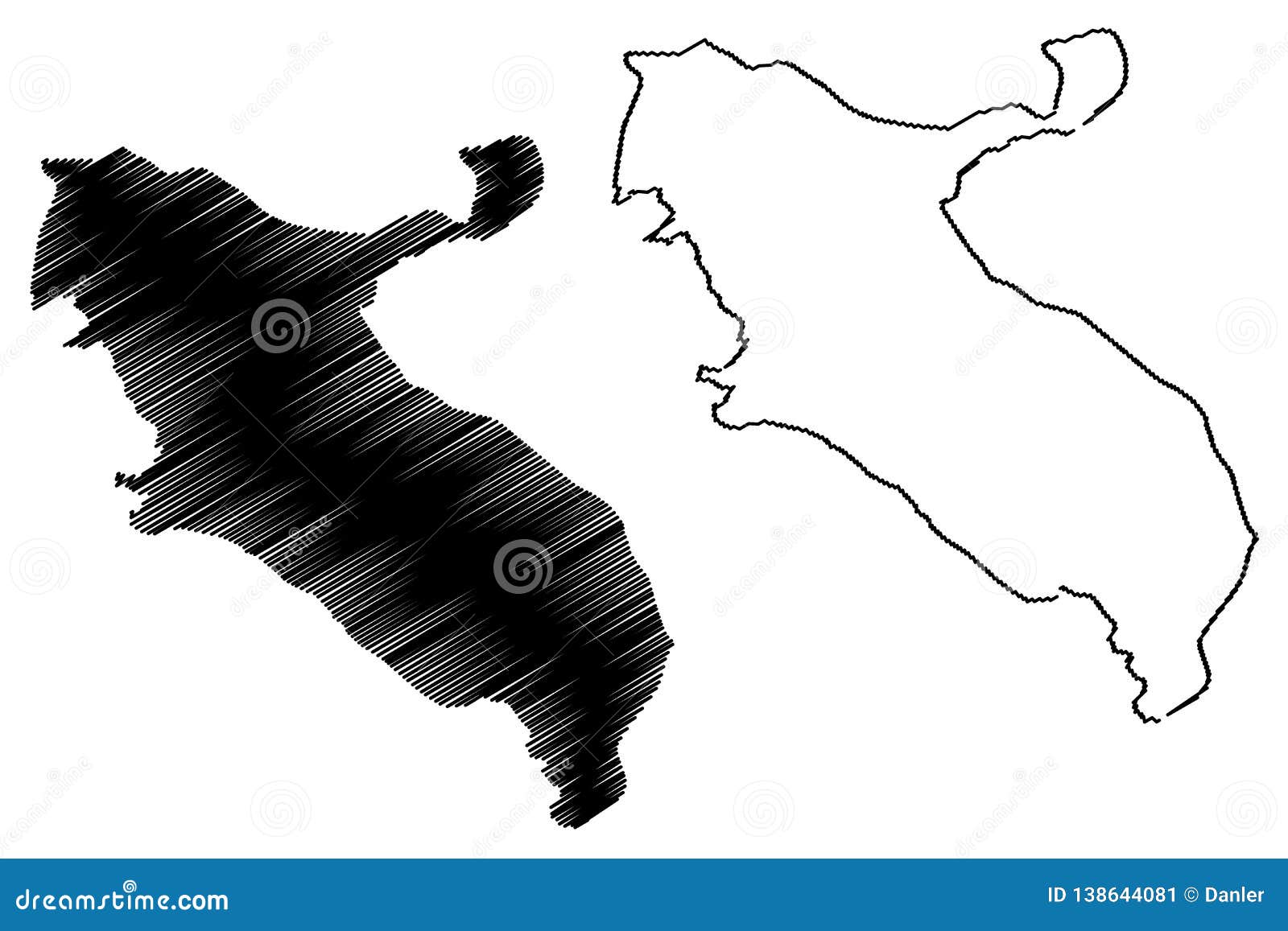 Ilam Province map vector stock vector. Illustration of drawing - 138644081