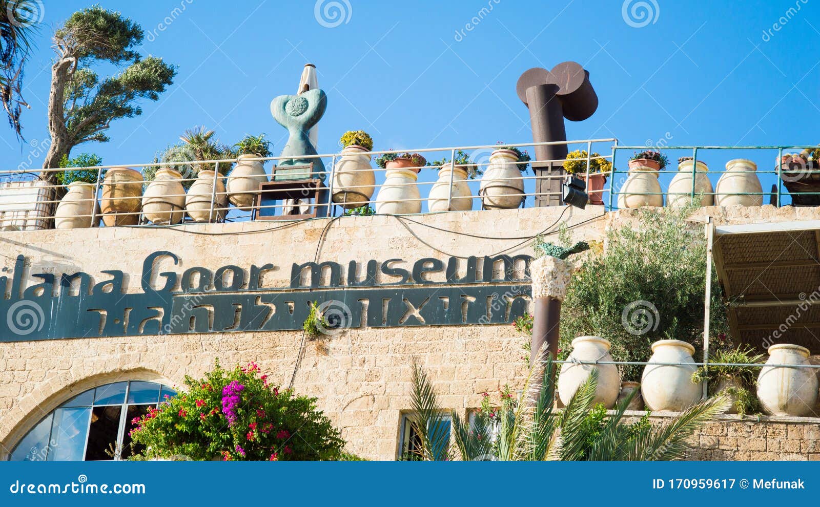 Ilana Goor Museum in Jaffa, Tel Aviv, Israel Editorial Photography