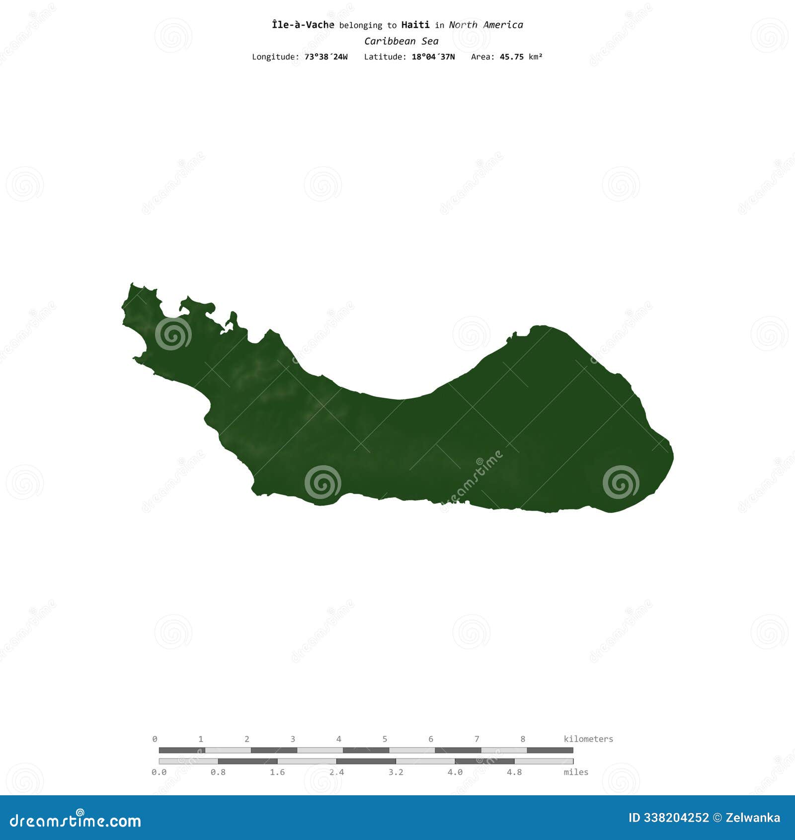 ile-a-vache. haiti.  on white. physical
