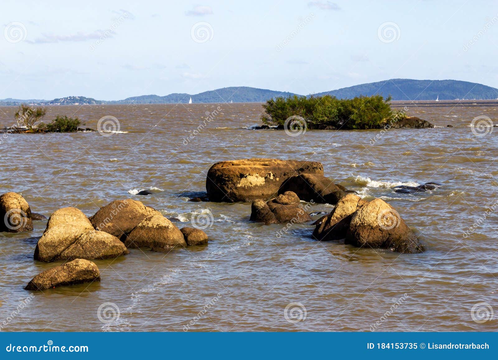 ilha das pedras brancas island and guaiba lake