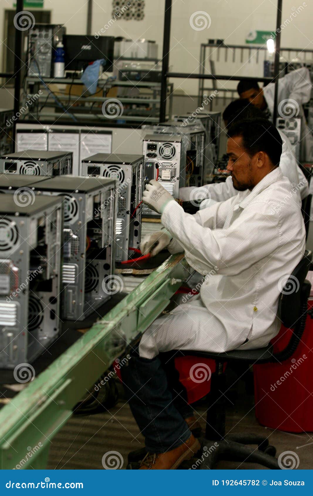 computer assembly line