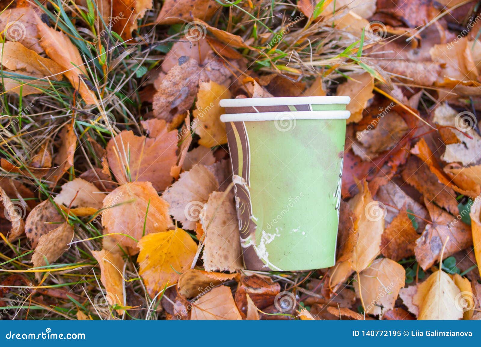 Illegal Discarded Coffee Mug Stock Image Image of dumped, illegal
