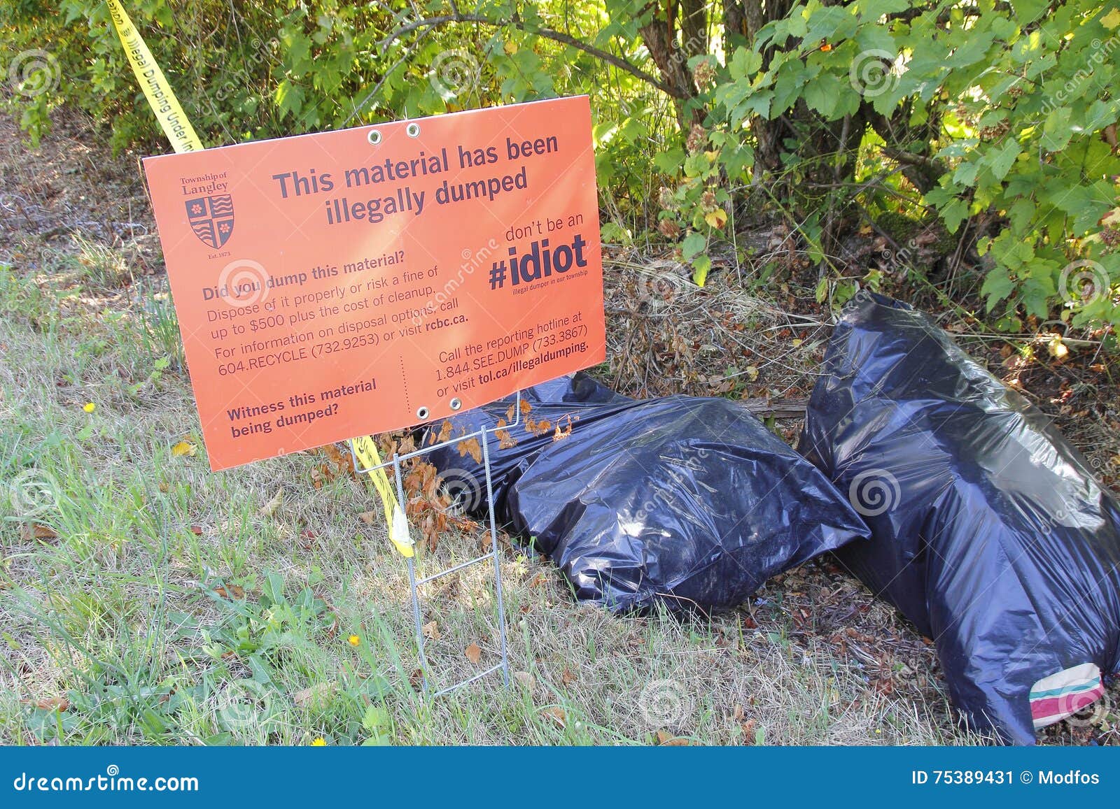 Illegal Garbage Dumping Enforcement Editorial Photo Image of disposal