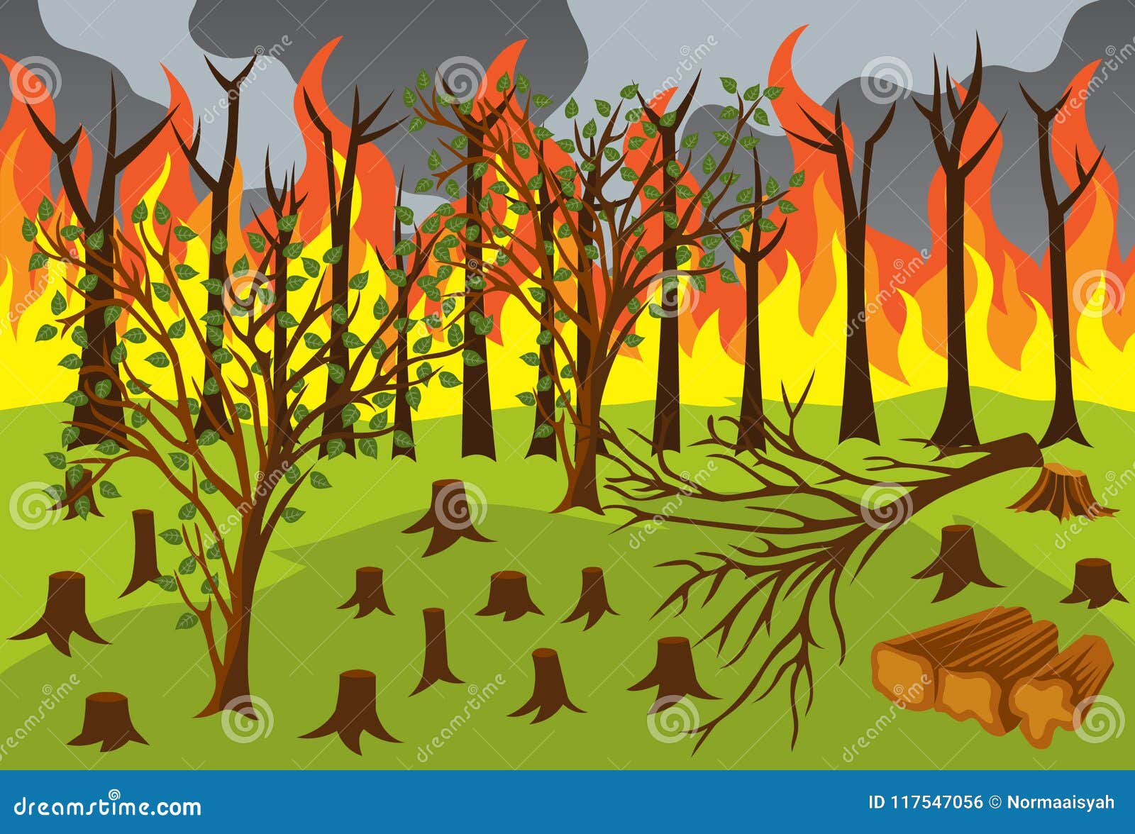 Put out fires royalty free illustration cartoondealer 58804188