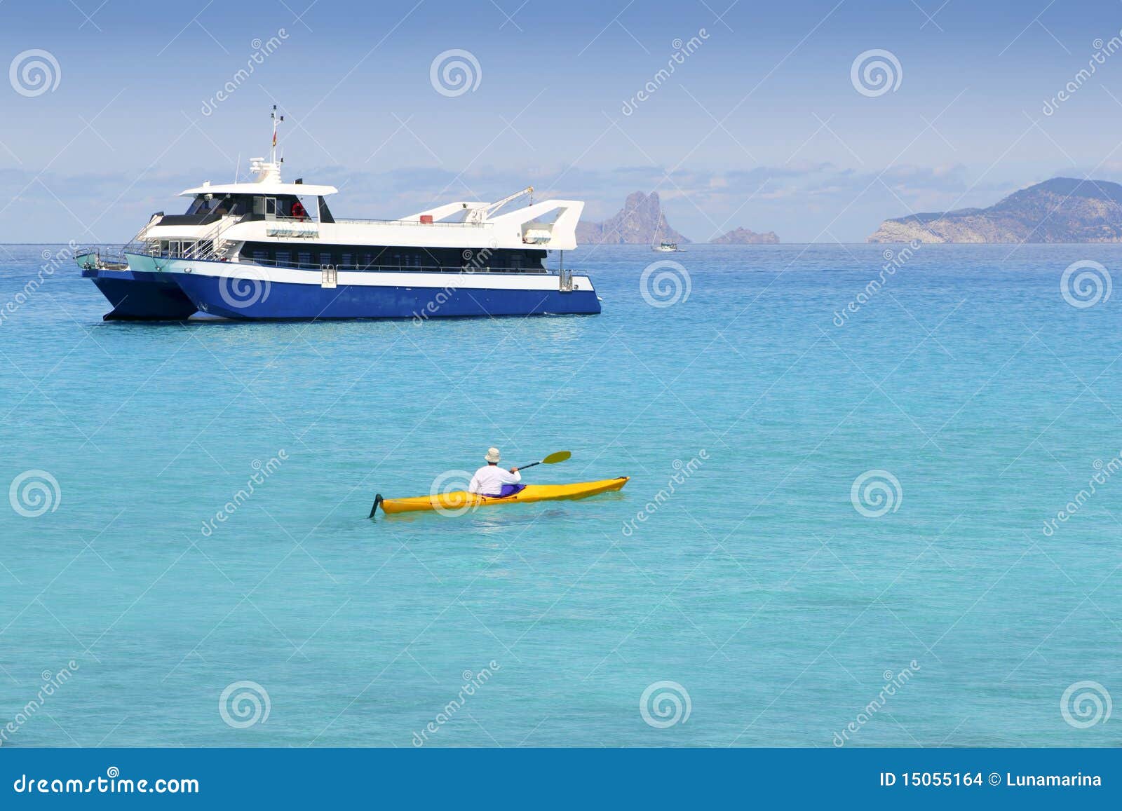 illetas turquoise sea kayak formentera boat