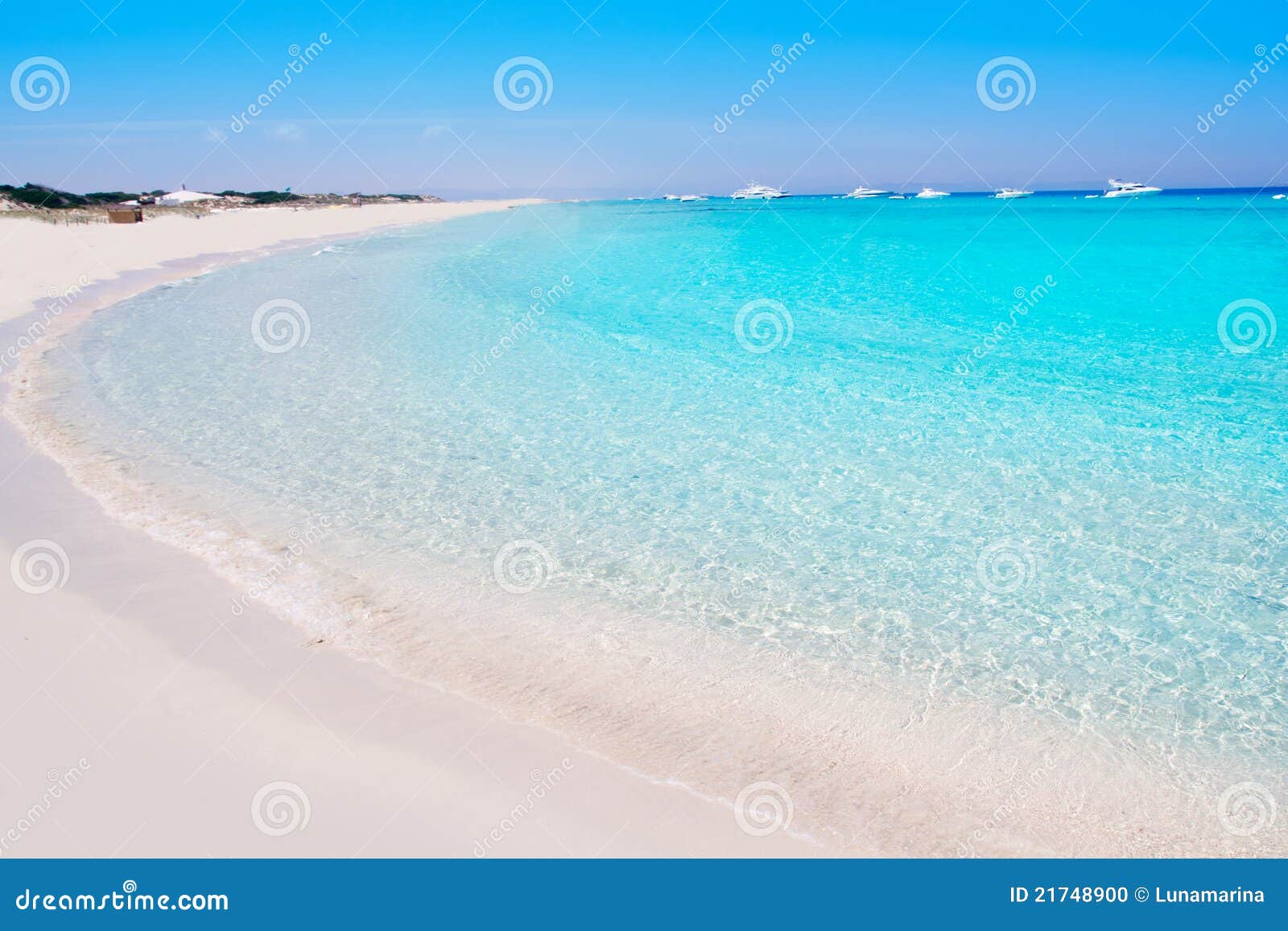 illetes formentera east beach tropical turquoise
