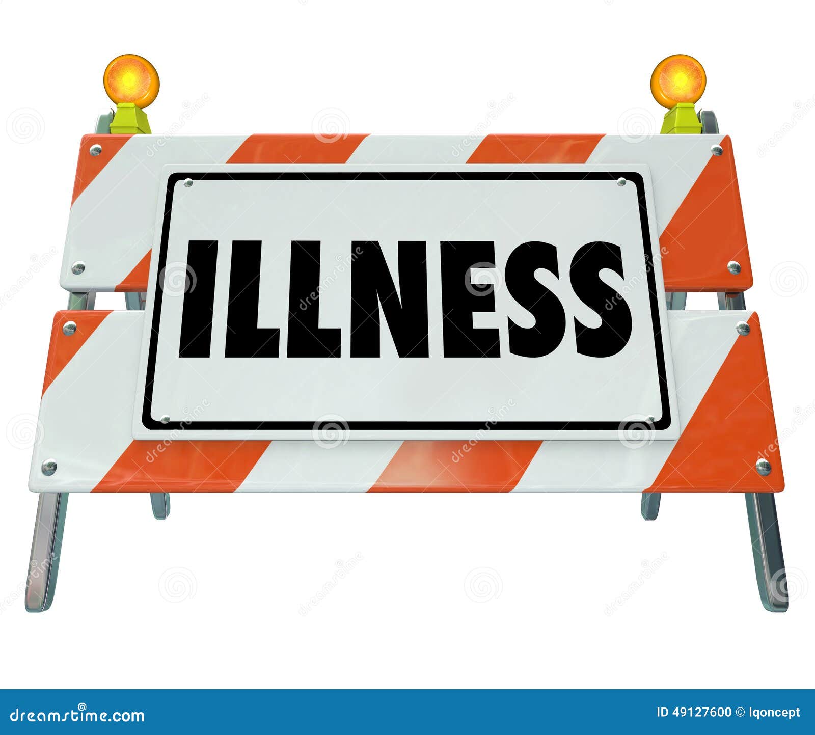 illness word sign barricade sickness treatment medical health ca