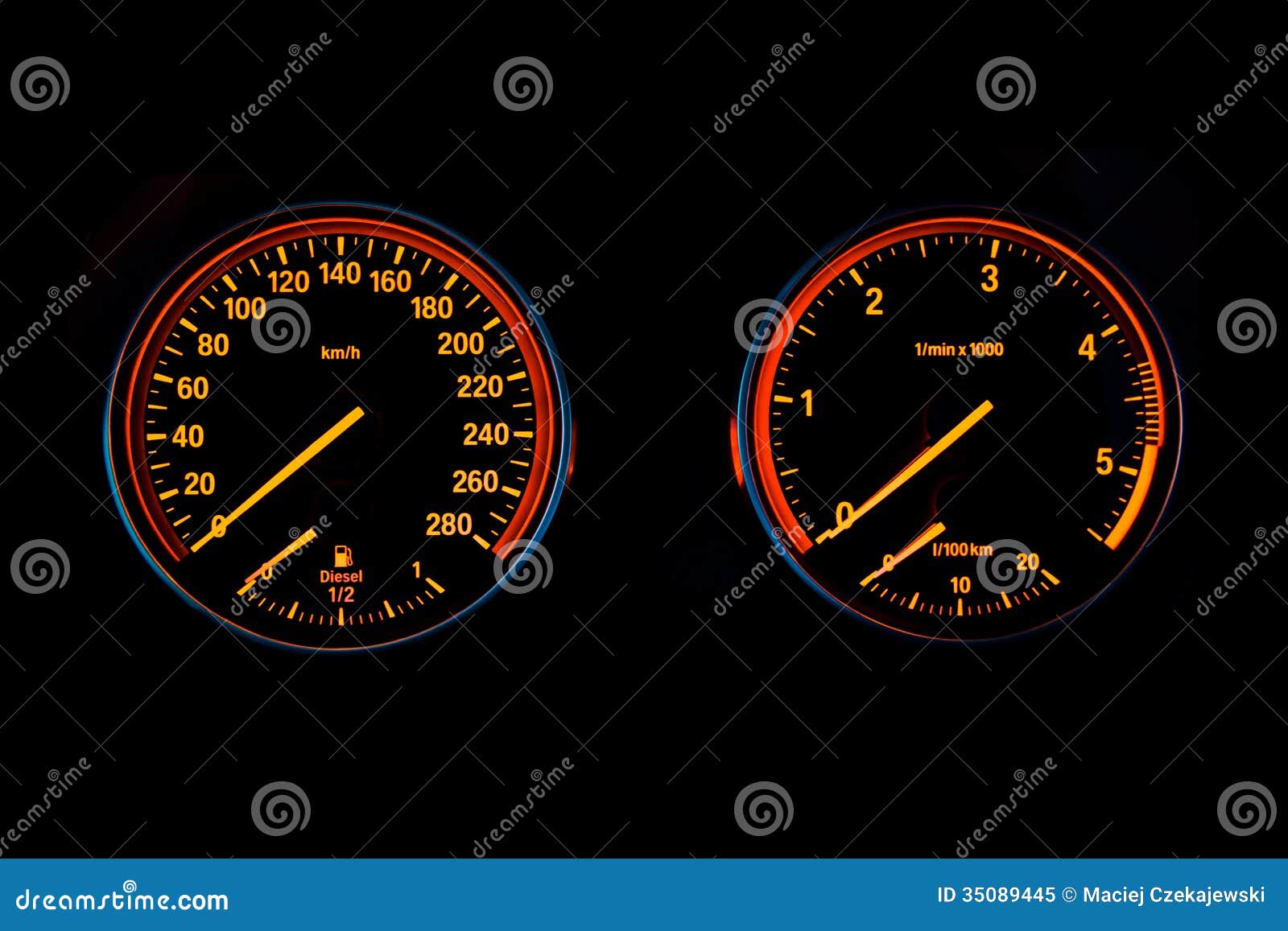 meter car symbol at Tachometer Stock Speedometer Illuminated Free Royalty And Photo