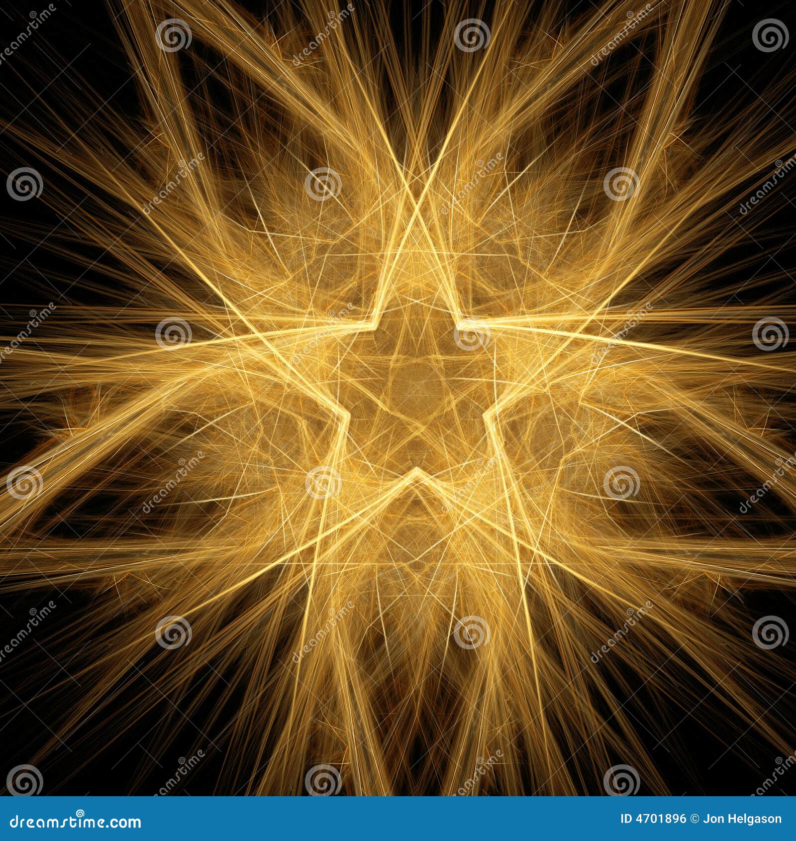 Illuminated star stock illustration. Illustration of aura 4701896