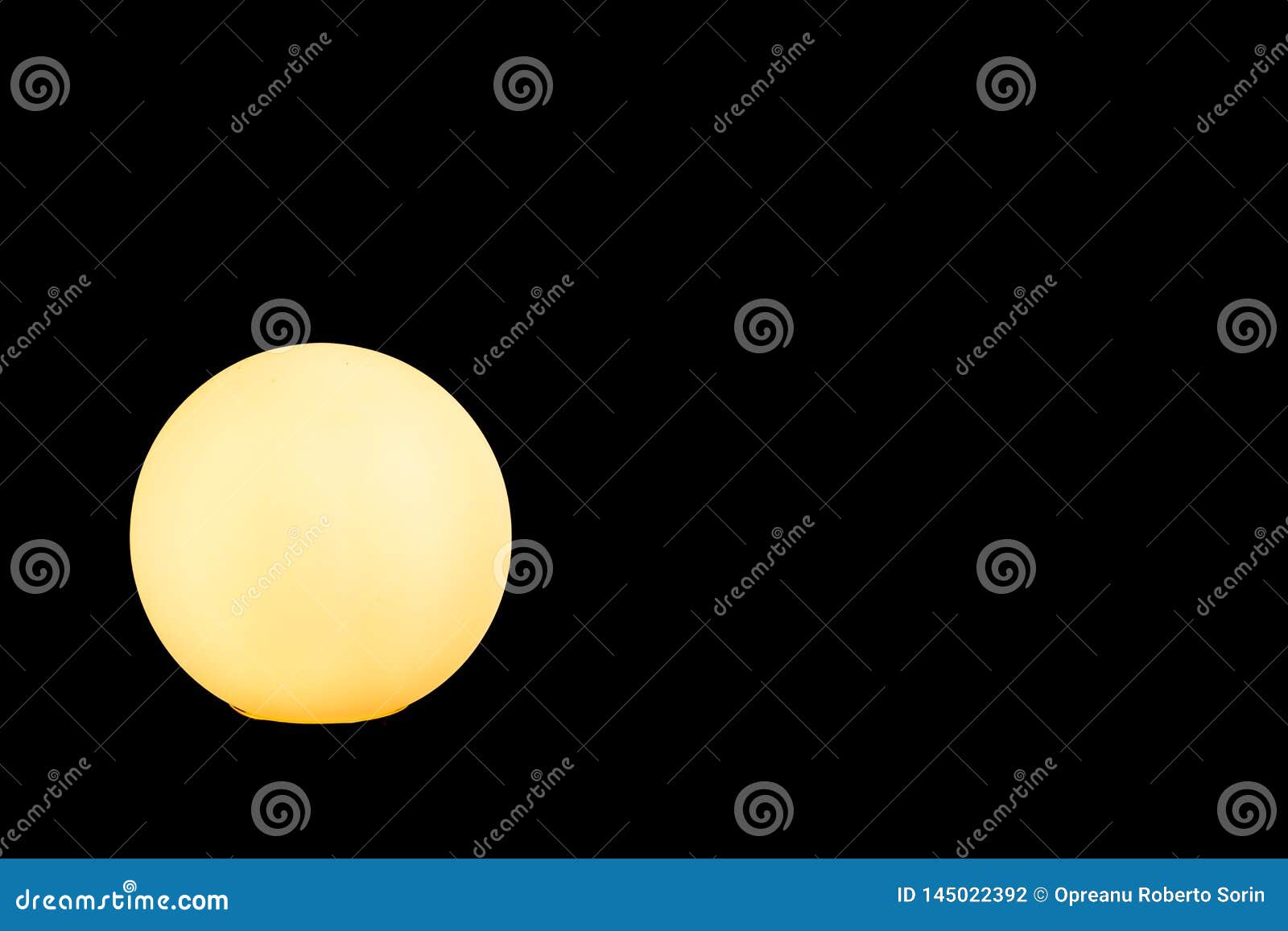 Illuminated yellow globe stock photo. Image of holiday 145022392