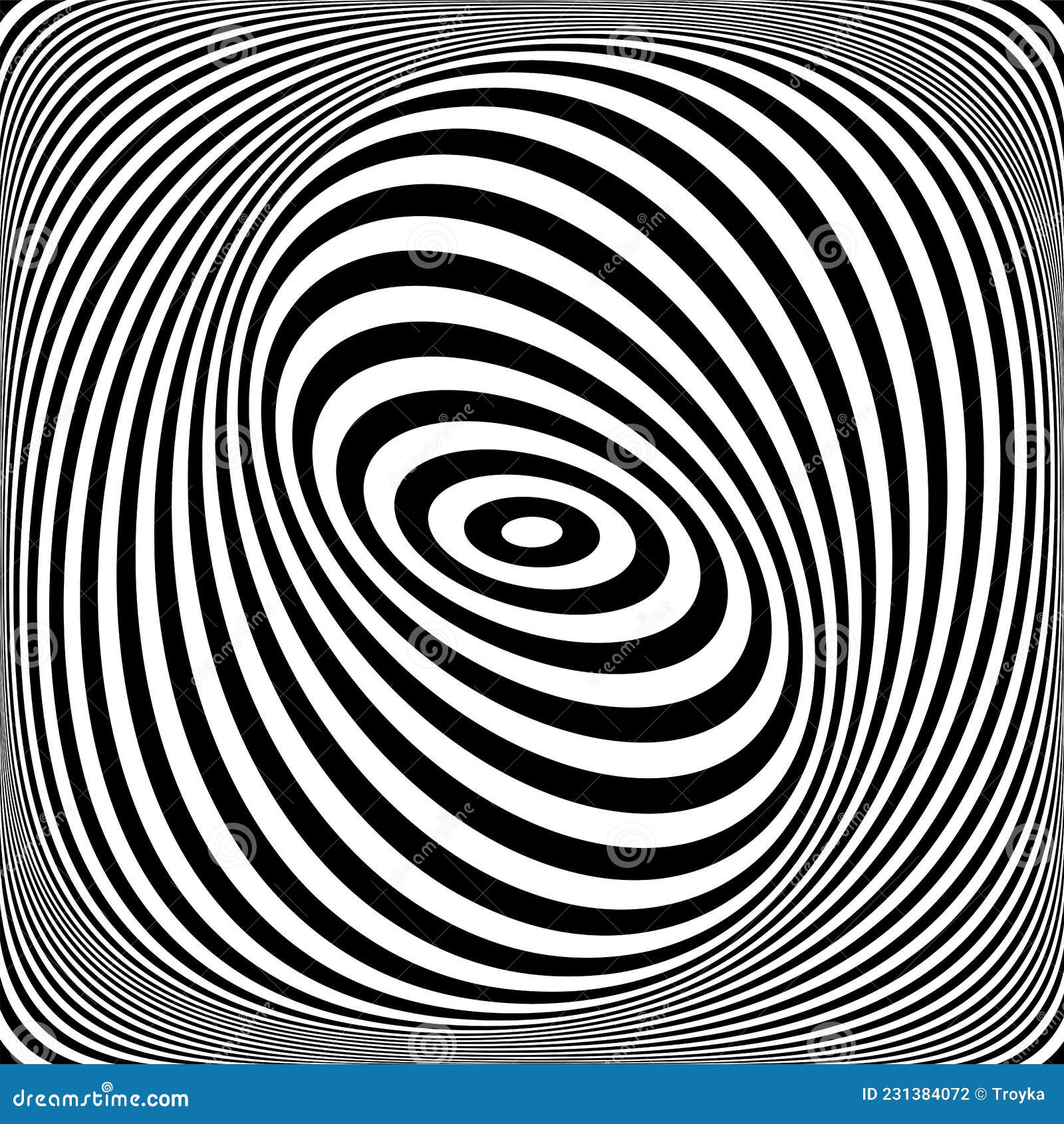 Op Art Spiral Swirl Stock Vector by ©raymondgibbs 105822412