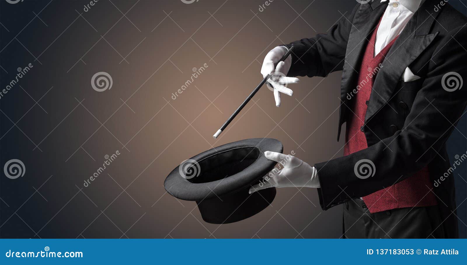 Illusionist Hand Want S To Conjure Something Stock Image - Image of ...