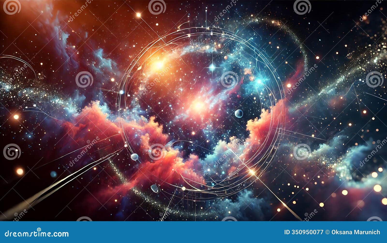 illustrate wonder as celestial, starry visuals with expansive gradients and glowing edges, representing limitless curiosity and