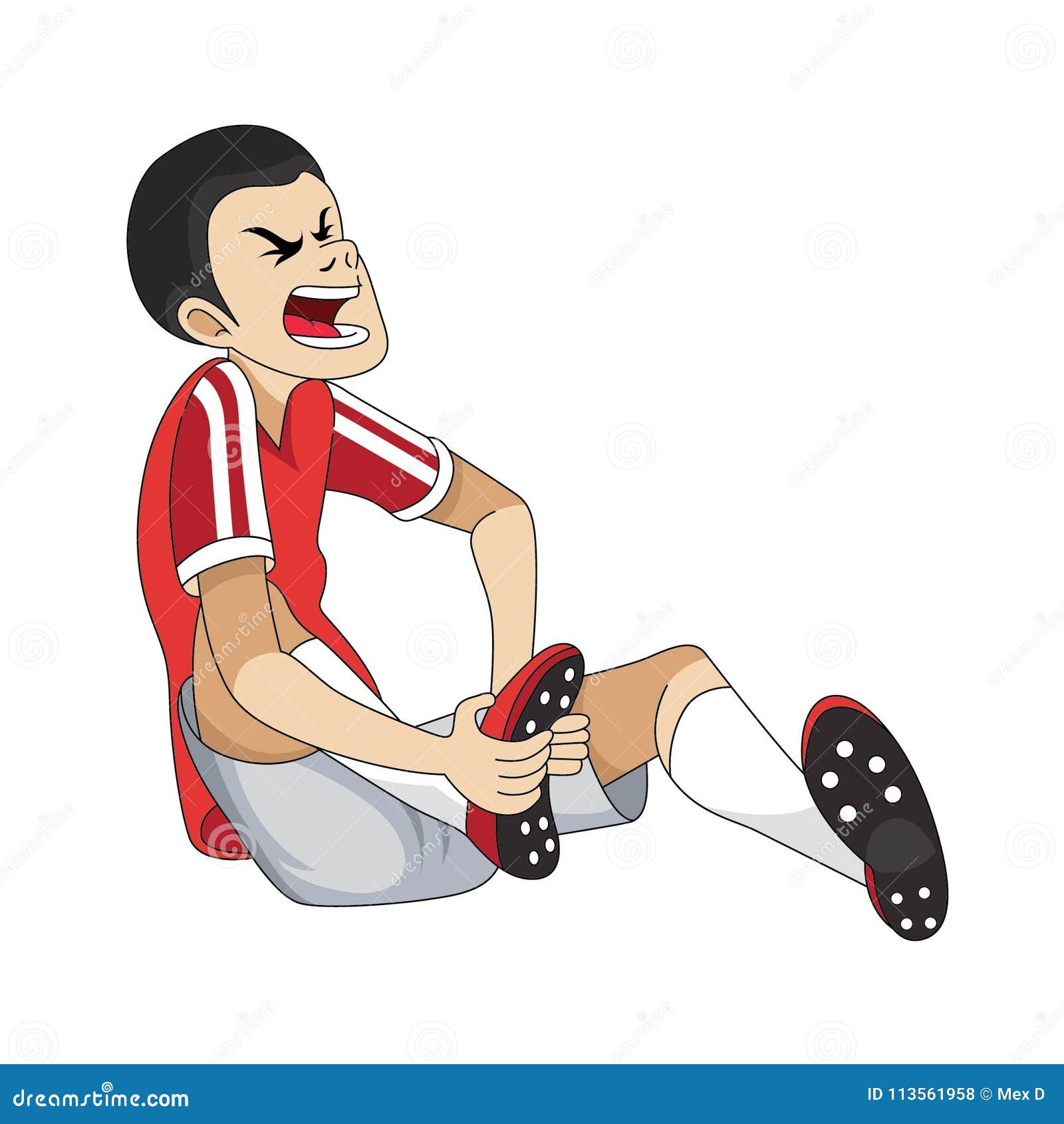 Injured Soccer Players Clip Art