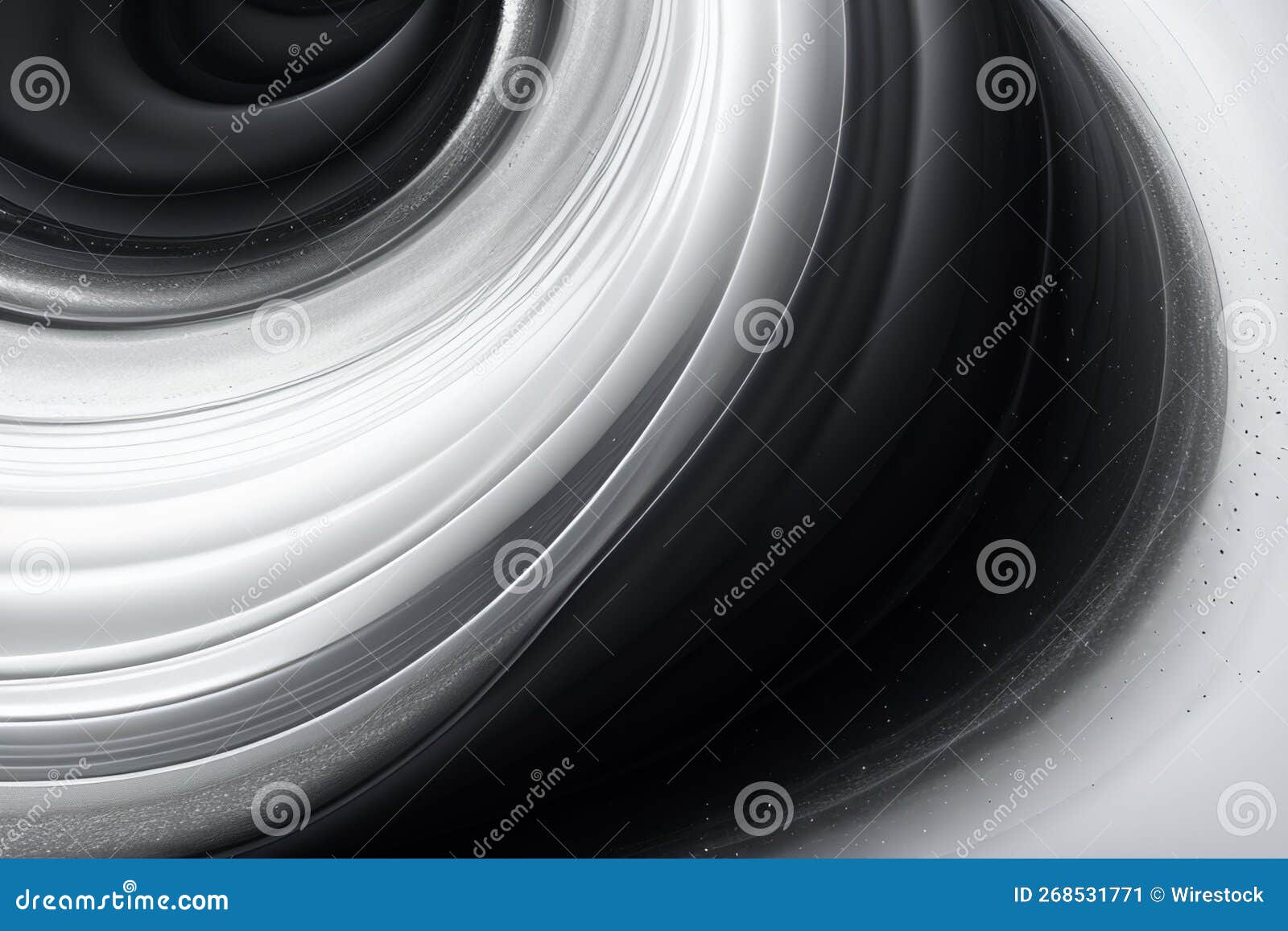 Illustration of the Abstract Black and White Background Stock